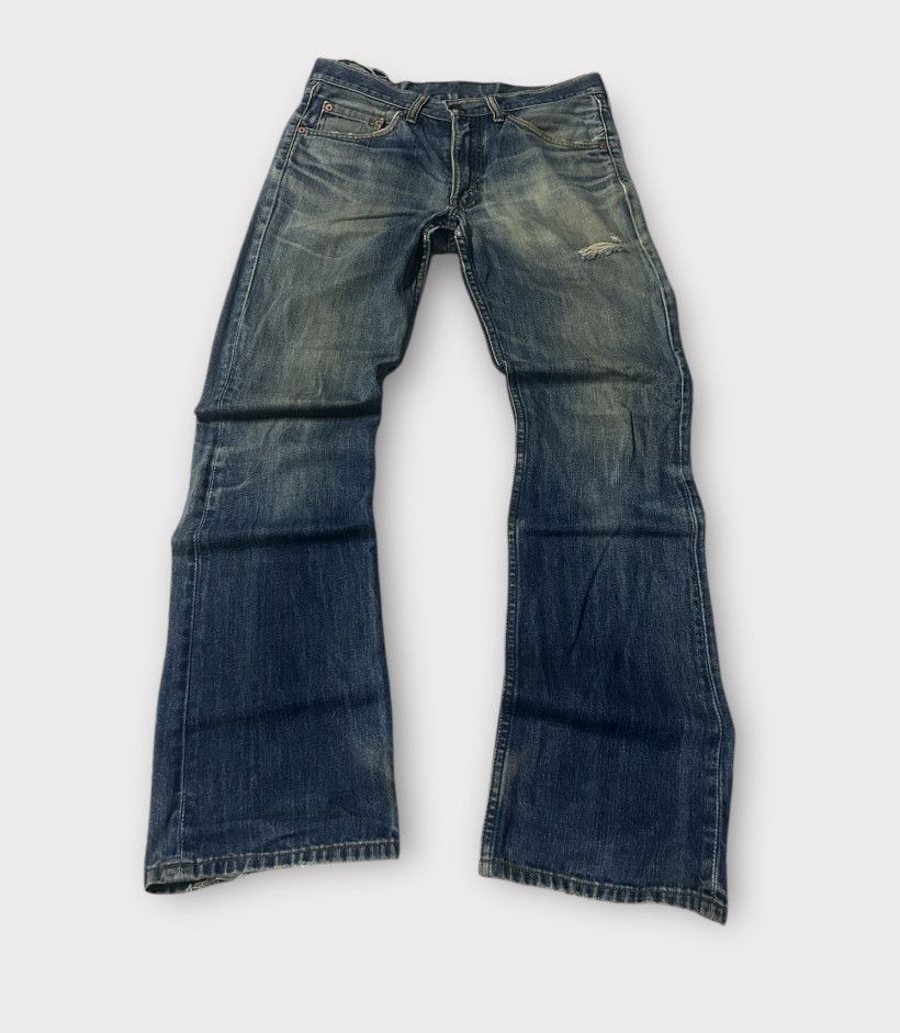 Levi's Vintage Clothing Vintage Trashed Levis 517 flared jeans / bell bottom Size US 31 - 1 Thumbnail