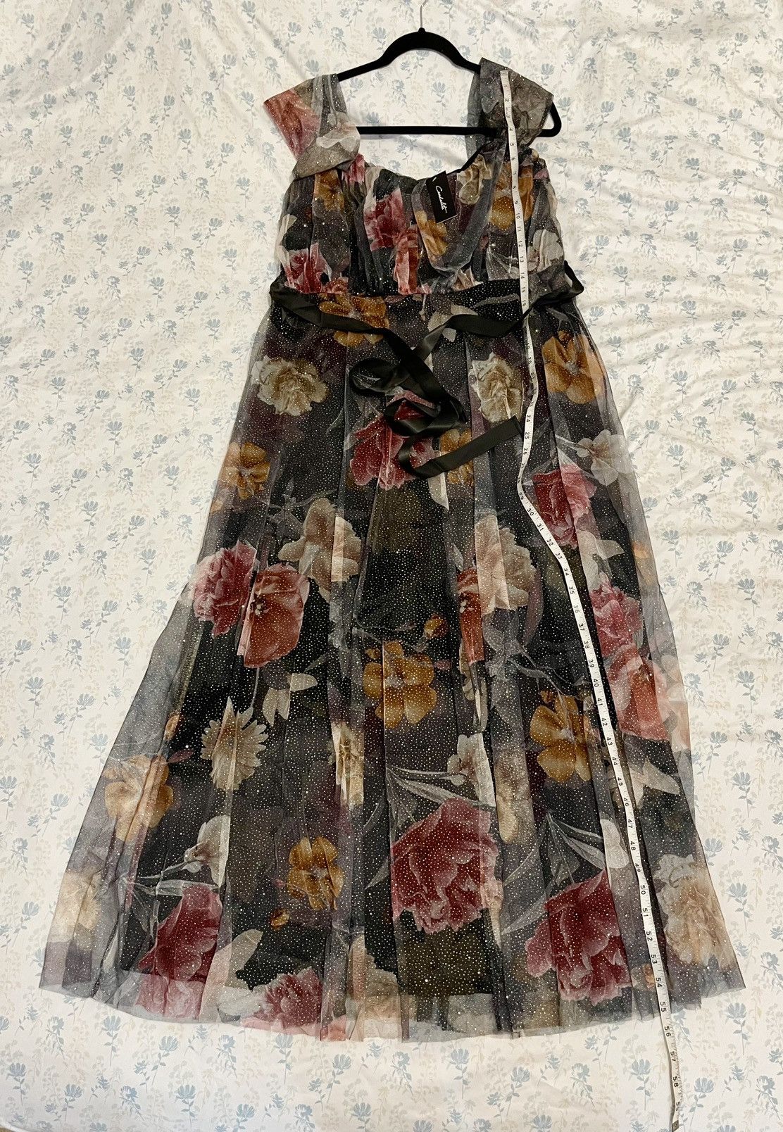 Other Formal & Beautiful Floral Maxi Dress Size XL / US 12-14 / IT 48-50 - 7 Thumbnail