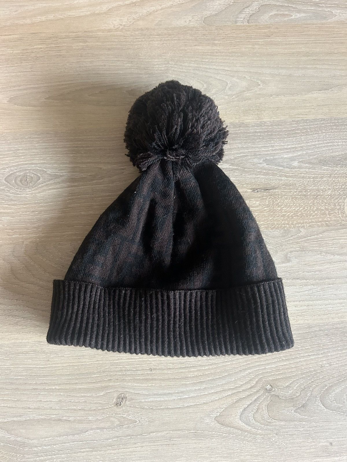 Fendi 100% Wool Pom-Pom Beanie