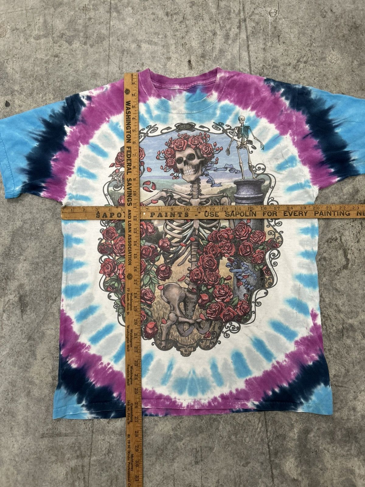Vintage Vintage 00s Grateful Dead tie dye t shirt Size US M / EU 48-50 / 2 - 4 Thumbnail