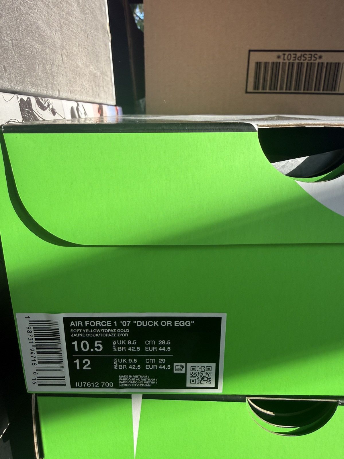 Nike Size 10.5 - NIKE AIR FORCE 1 DOAF OREGON EGG OR DUCK PE Size US 10.5 / EU 43-44 - 8 Thumbnail