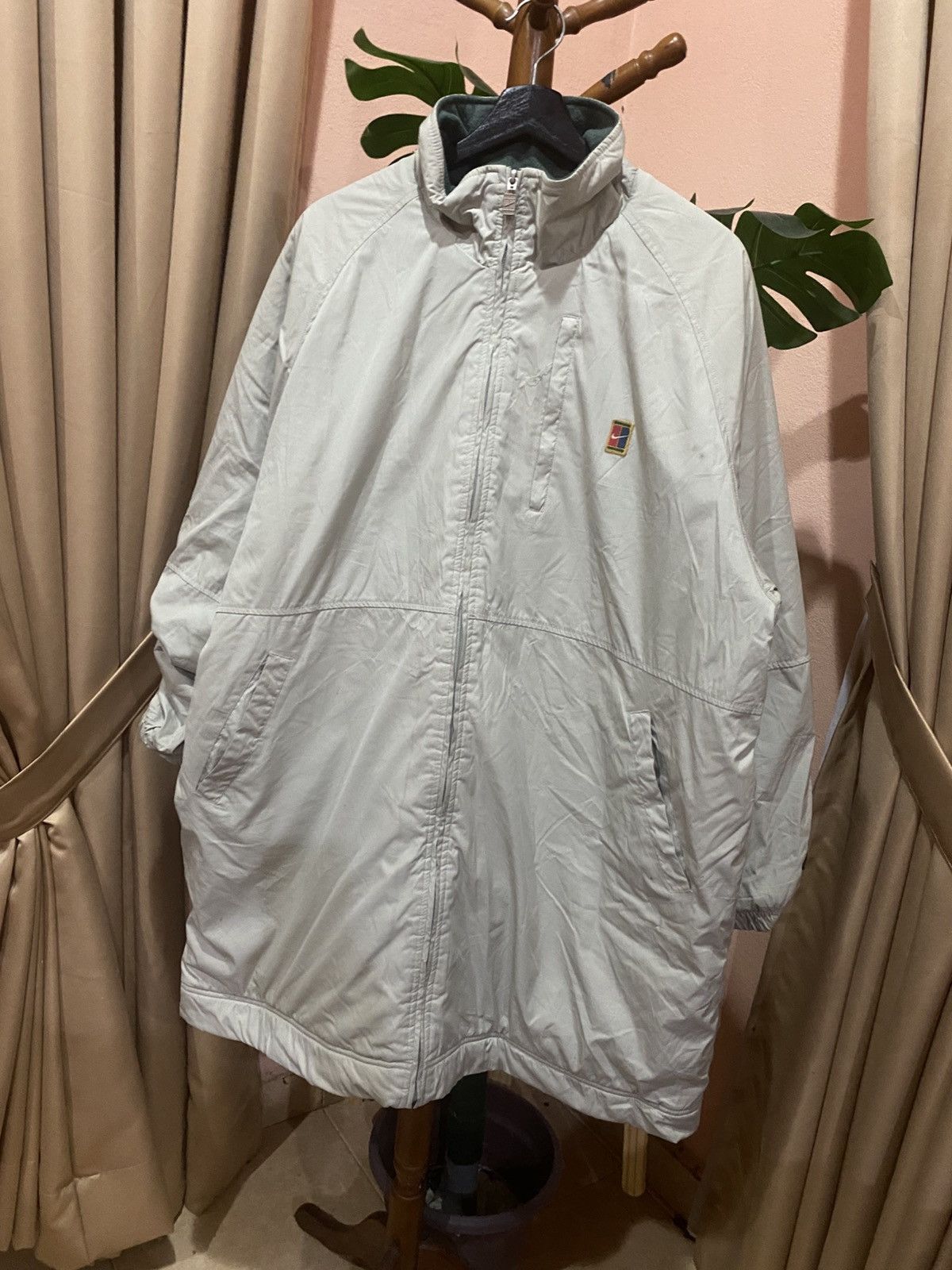 Nike Vintage Nike Court Challenge Fleece-Lined Windbreaker Jacket Size US XL / EU 56 / 4 - 2 Thumbnail