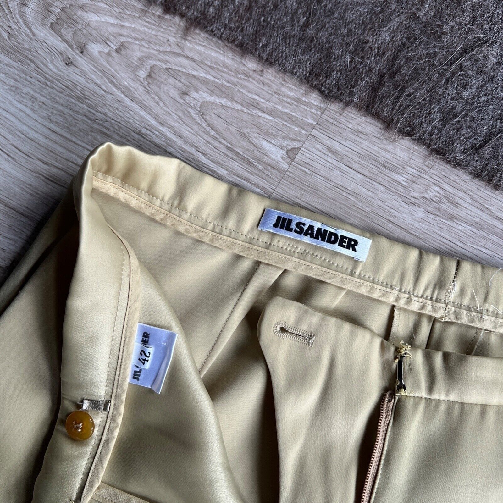Jil Sander Jil Sander Yellow Lightweight Pants 8749AC Size 30" / US 8 / IT 44 - 4 Thumbnail