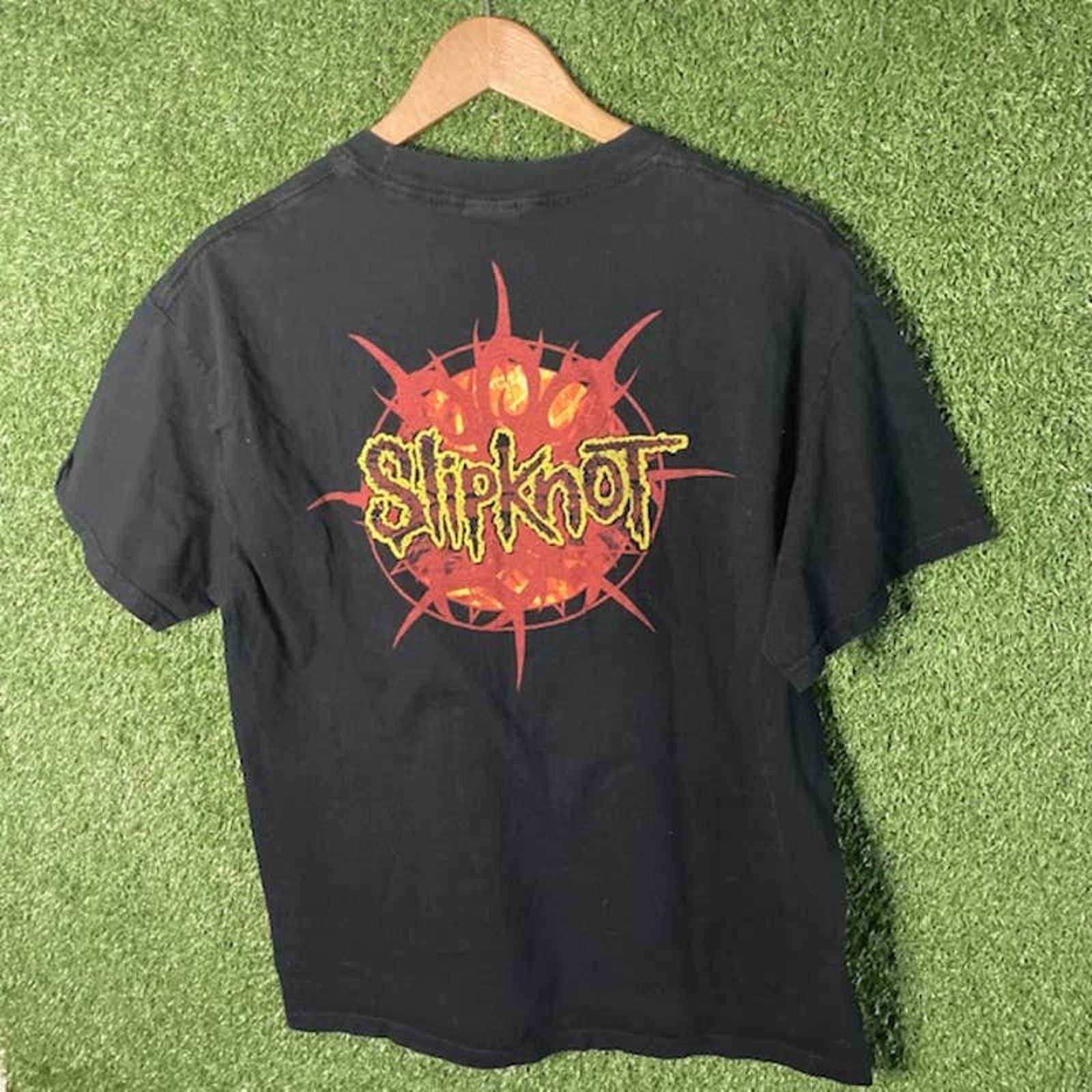 Vintage 2000's Slipknot Short Sleeve Graphic Tshirt Black Medium Size US M / EU 48-50 / 2 - 1 Thumbnail