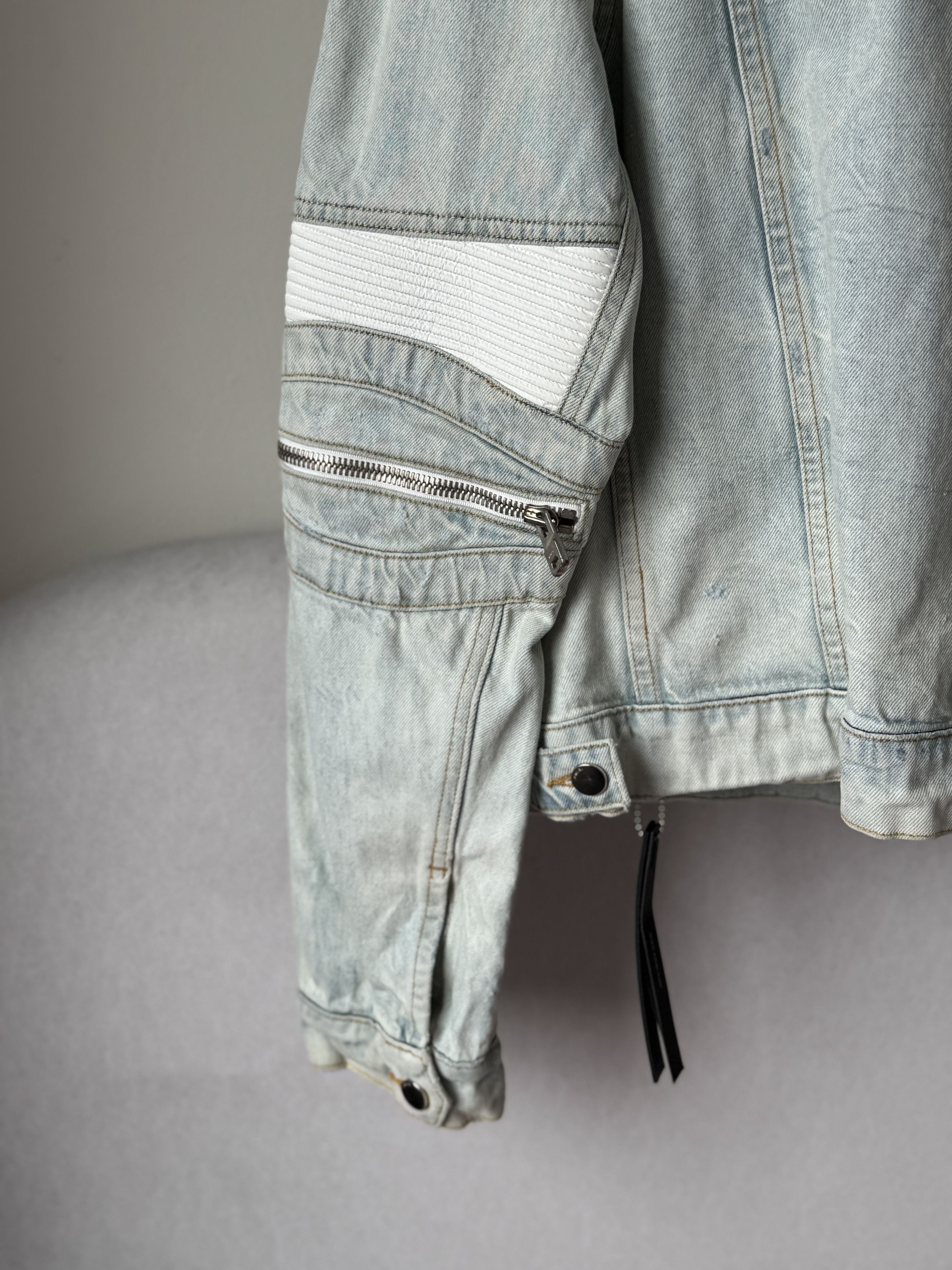Amiri Amiri Biker Jeans jacket Size US XL / EU 56 / 4 - 5 Thumbnail