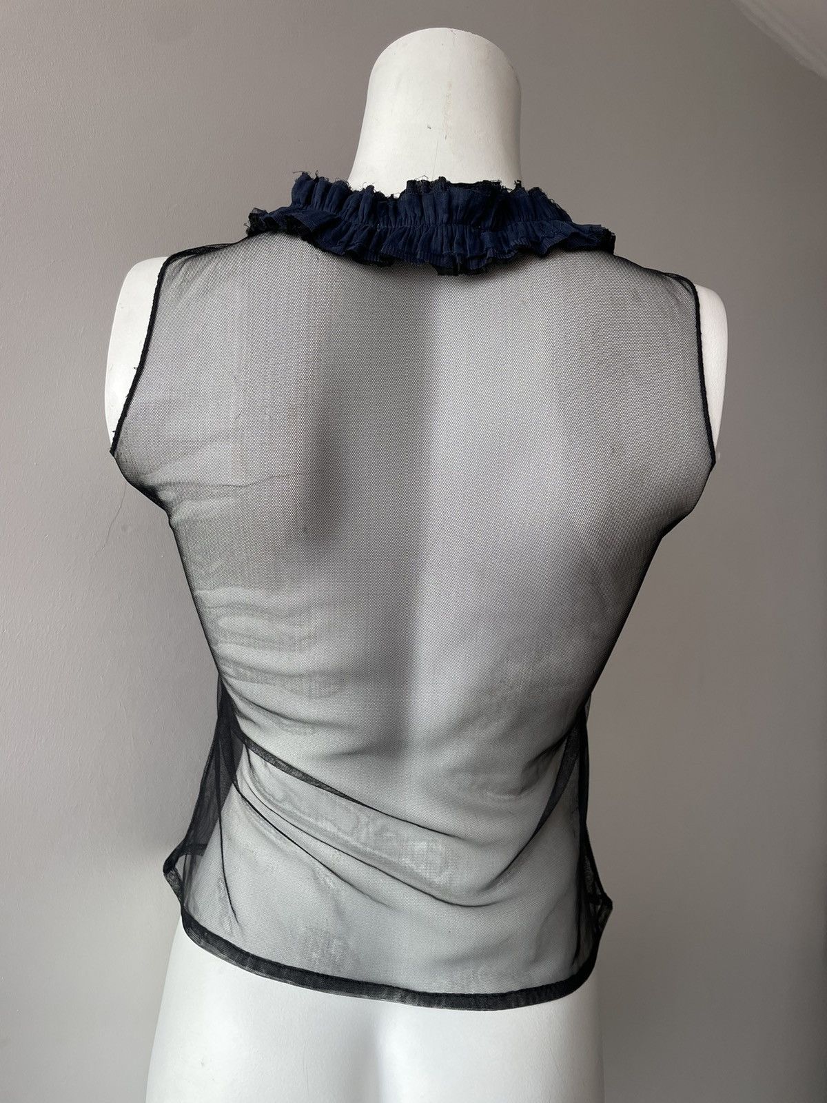 Vintage Parisian blouse Size S / US 4 / IT 40 - 9 Thumbnail