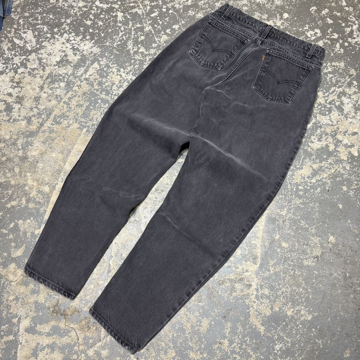 Levi's Vintage Levi’s 560 Baggy Fit Black Orange Tab Denim Jeans Size US 30 / EU 46 - 2 Thumbnail