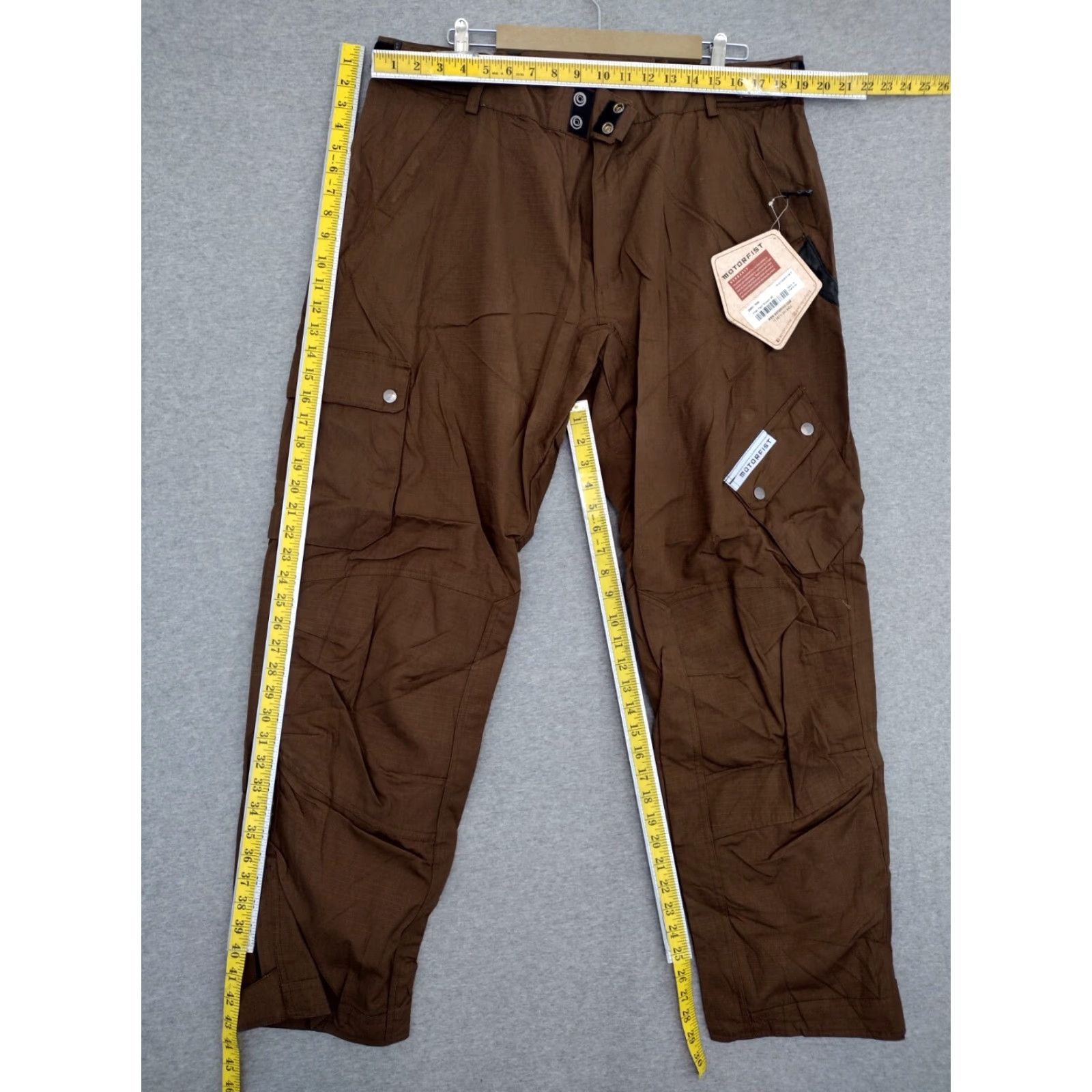 Vintage Motorfist Pilot Pants Mens 2XL Brown Pants 40-42 With Pockets 20881-7640 Size US 39 - 4 Thumbnail