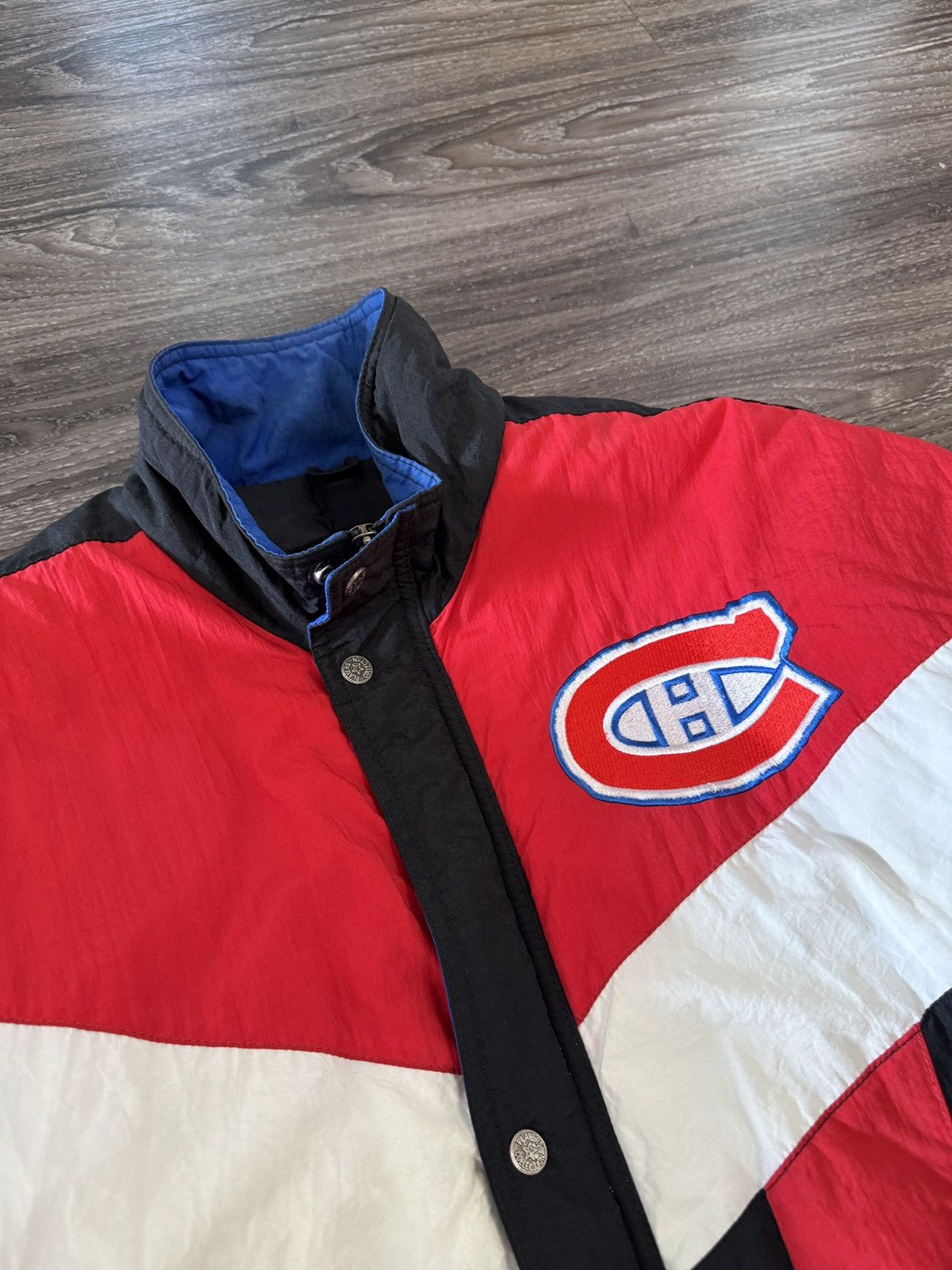 NHL Vintage 1990 NHL Montreal Canadiens Jacket Size US XL / EU 56 / 4 - 2 Thumbnail