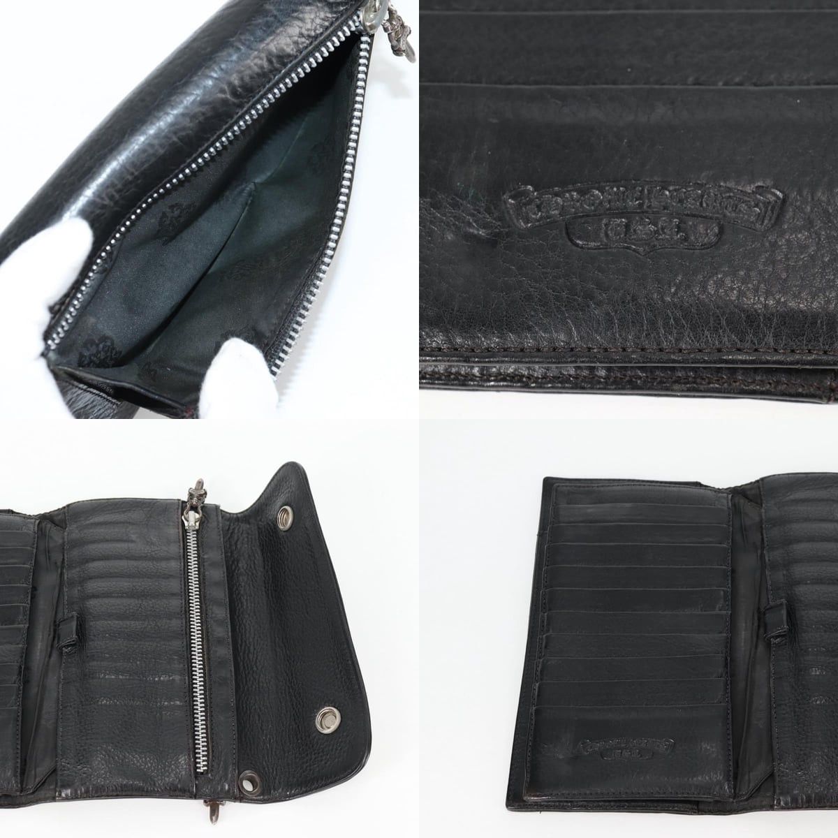 Chrome Hearts Chrome Hearts Wave Cross Ball Long Wallet Size ONE SIZE - 7 Thumbnail