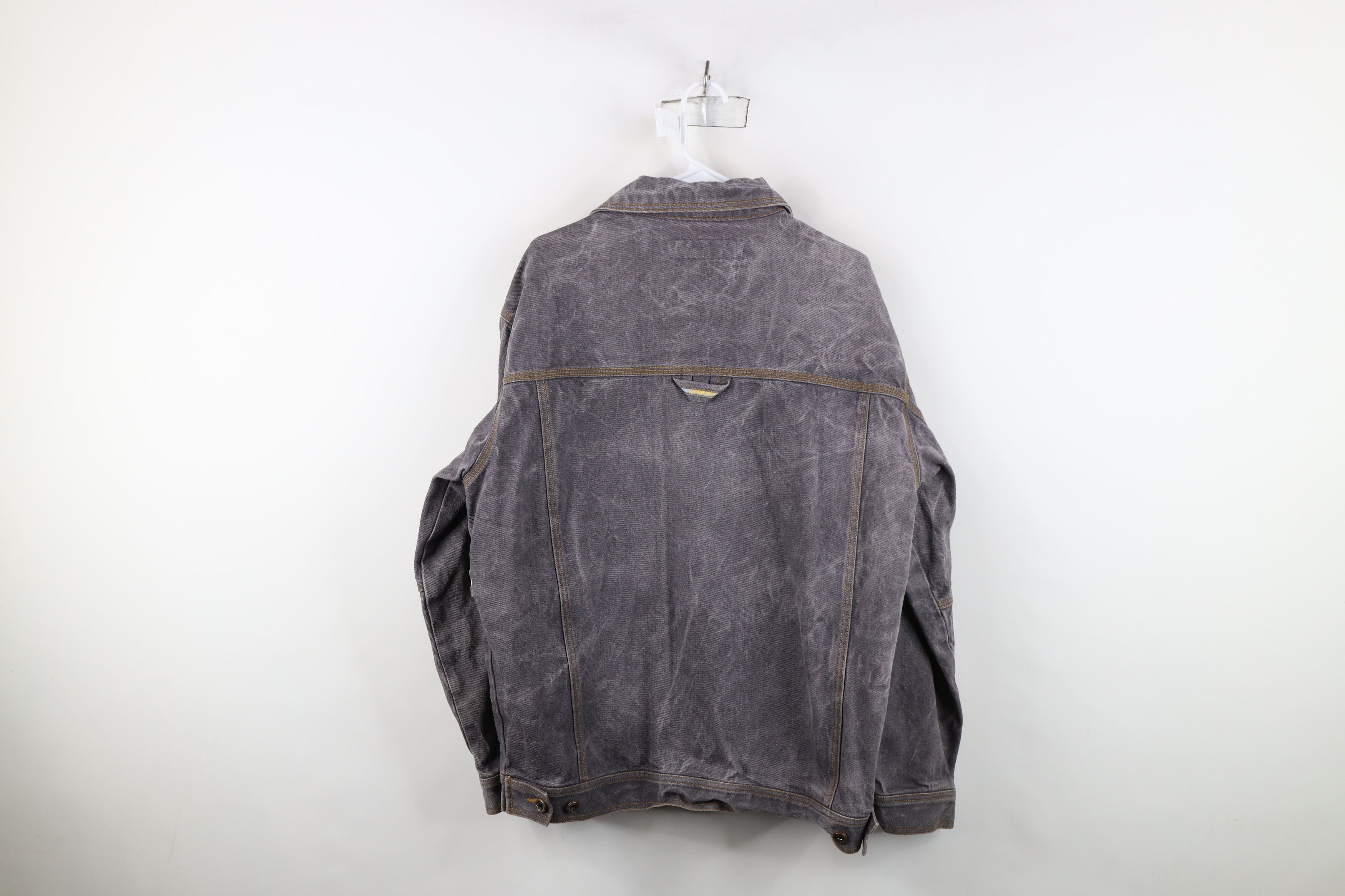 Vintage Vintage 90s Y2K Streetwear Fit Denim Trucker Jacket Gray Size US M / EU 48-50 / 2 - 13 Thumbnail