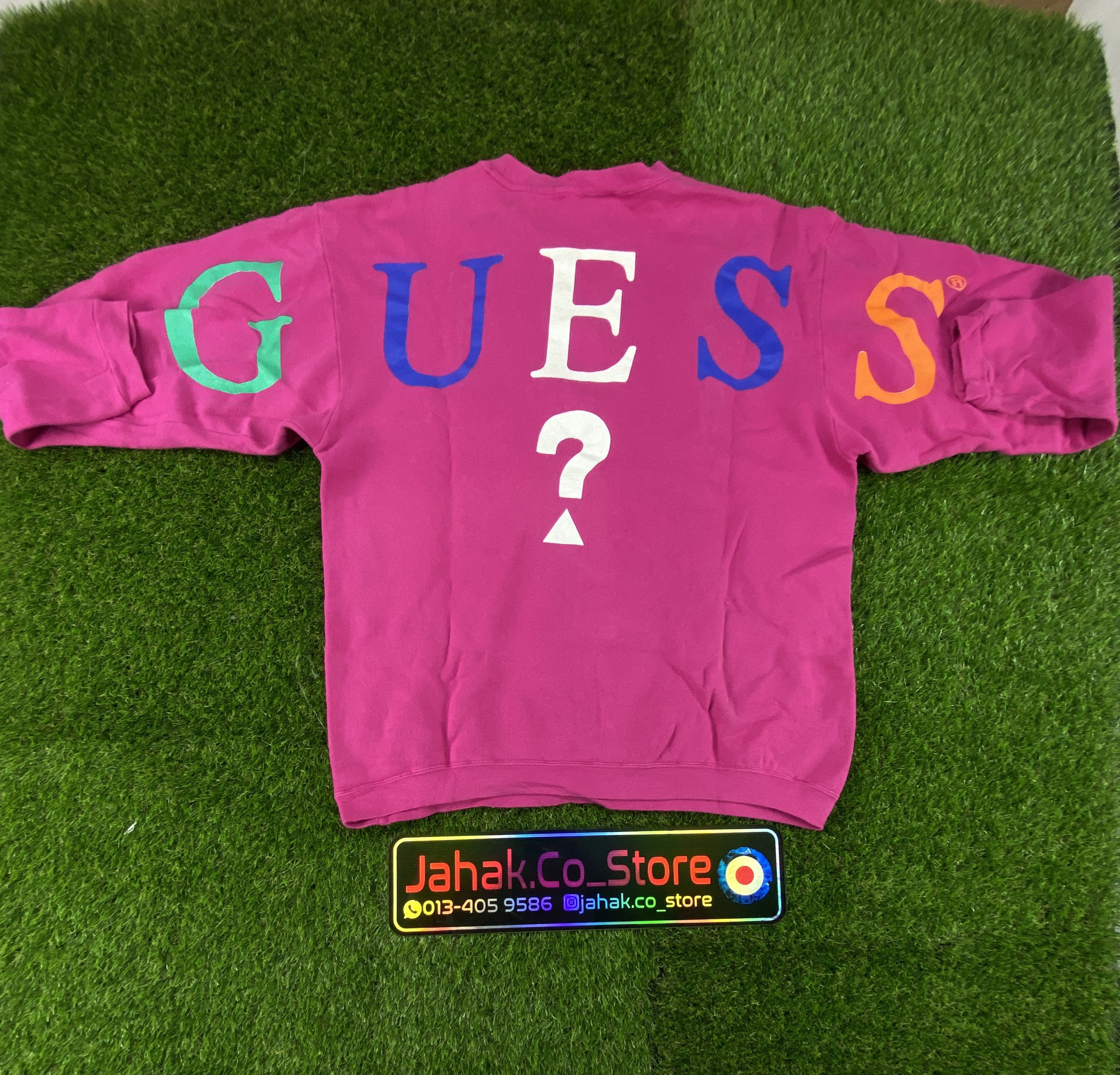 Guess Rare Vintage Guess X George Marciano Spell Out Logo (S112) Size US L / EU 52-54 / 3 - 8 Thumbnail