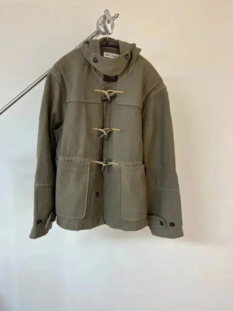 ジャケット・アウター Our Legacy Wool Duffle Coat 46 Our Legacy - Cropped Duffel Peafowl Bath Wool