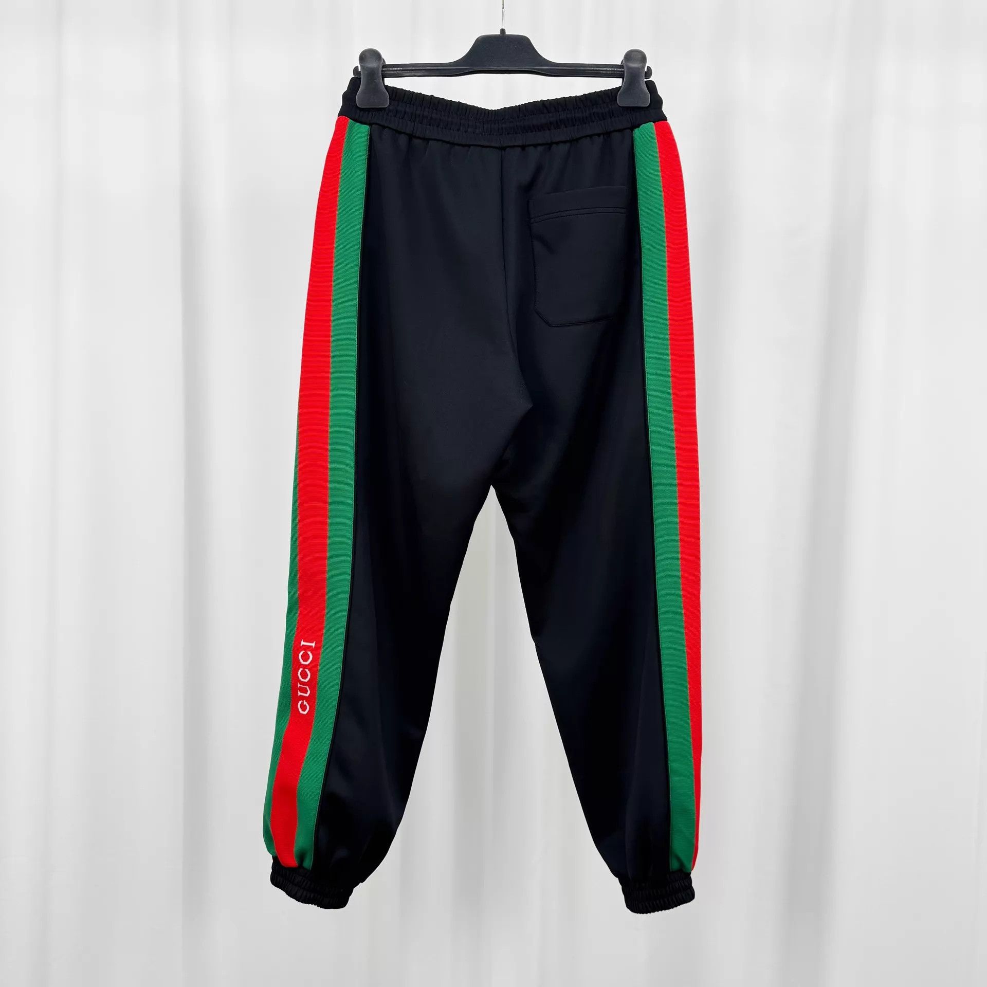 Gucci Gucci 25ss Embroidered Logo Webbing Pants Size S 99 New Size US 29 - 2 Thumbnail