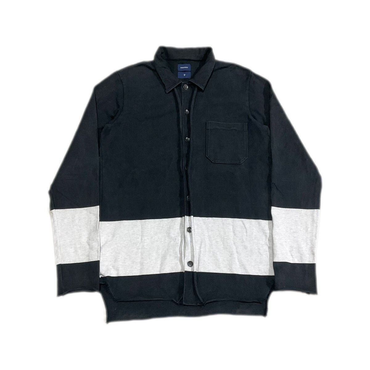 Japanese Brand × Maison MIHARA YASUHIRO 🔥Archived Miharayasuhiro Frayed Cardigan Shirt Size US M / EU 48-50 / 2 - 7 Thumbnail