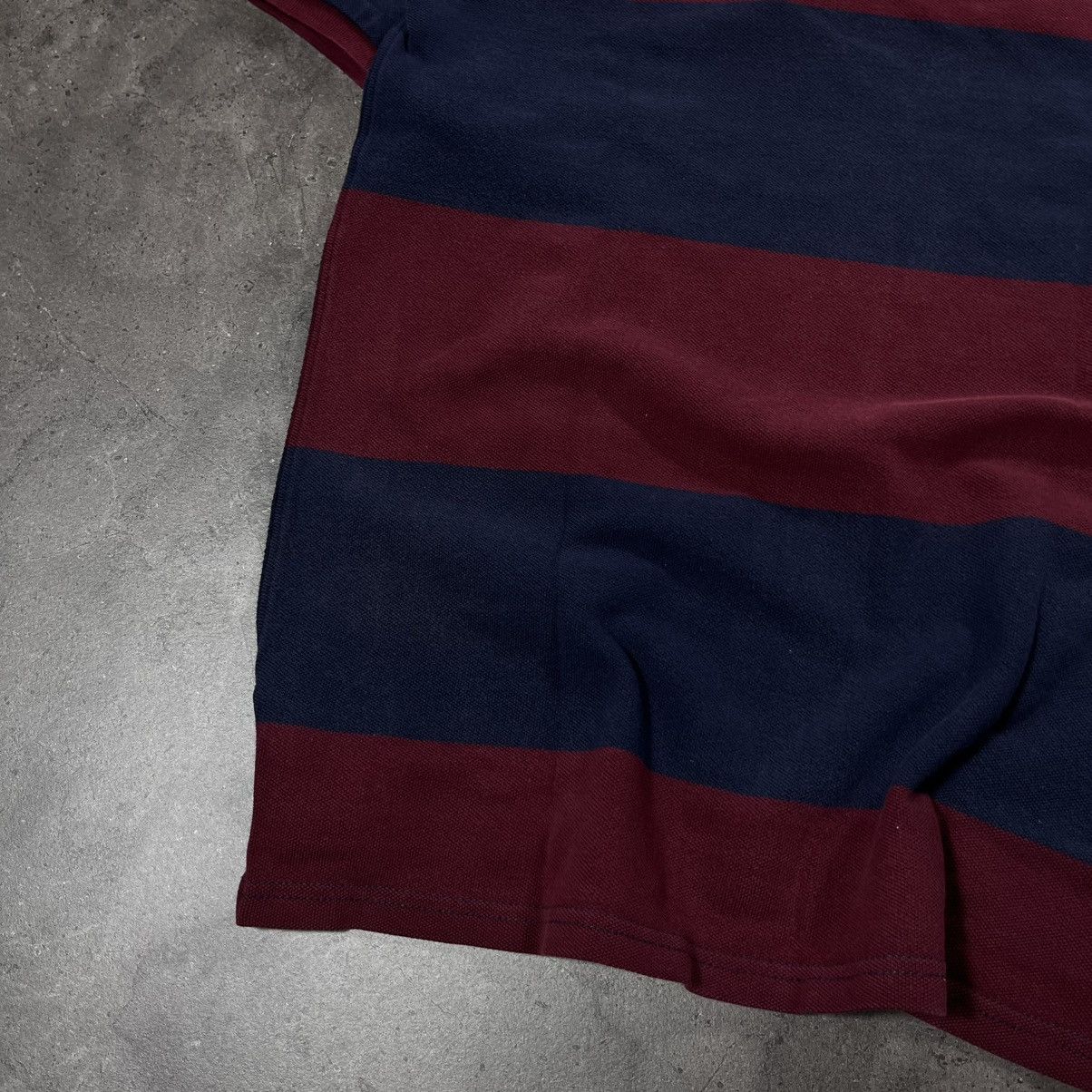 Polo Ralph Lauren Polo Ralph Lauren 00s Vintage Striped Rugby Polo Tshirt Tee Size US S / EU 44-46 / 1 - 14 Thumbnail