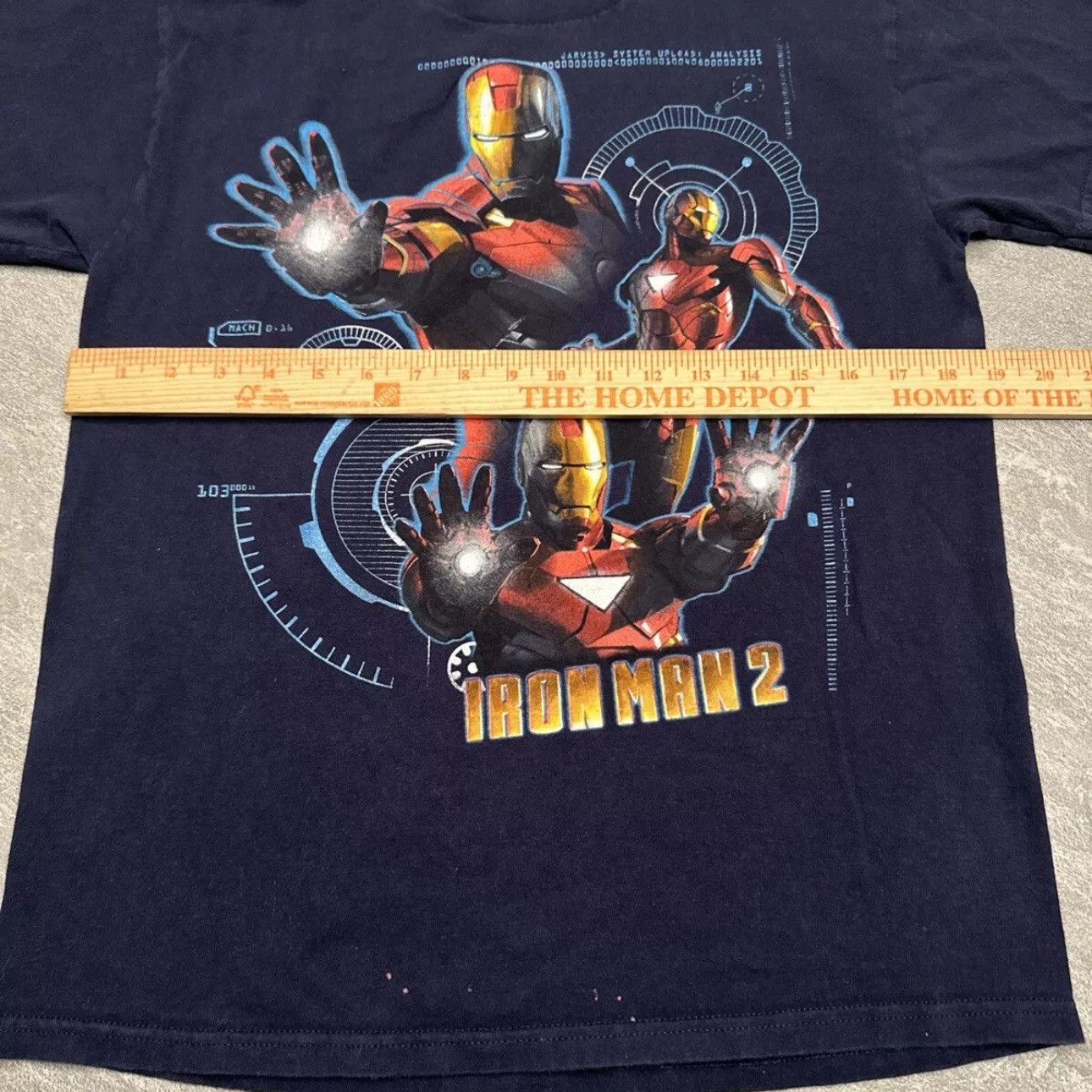 Marvel Comics × Vintage Vintage Iron Man Shirt Mens Black Iron Man 2 Marvel Movie Size US M / EU 48-50 / 2 - 4 Thumbnail
