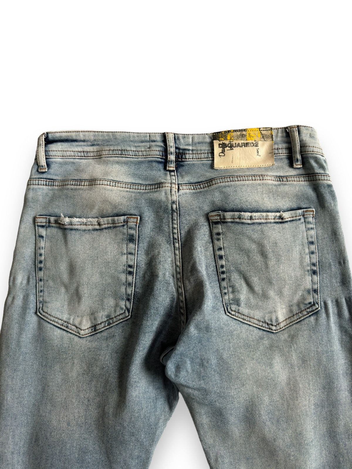 Dsquared2 Dsquared 2 Light White Blue Jeans Size US 34 / EU 50 - 4 Thumbnail