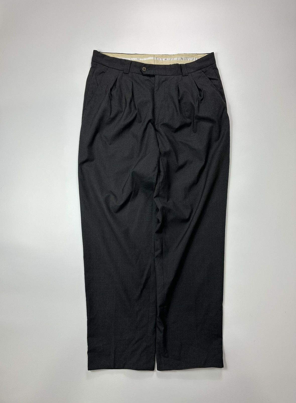 Valentino Vintage Valentino Per UOMO Black Casual Pants Size US 34 / EU 50 - 1 Thumbnail