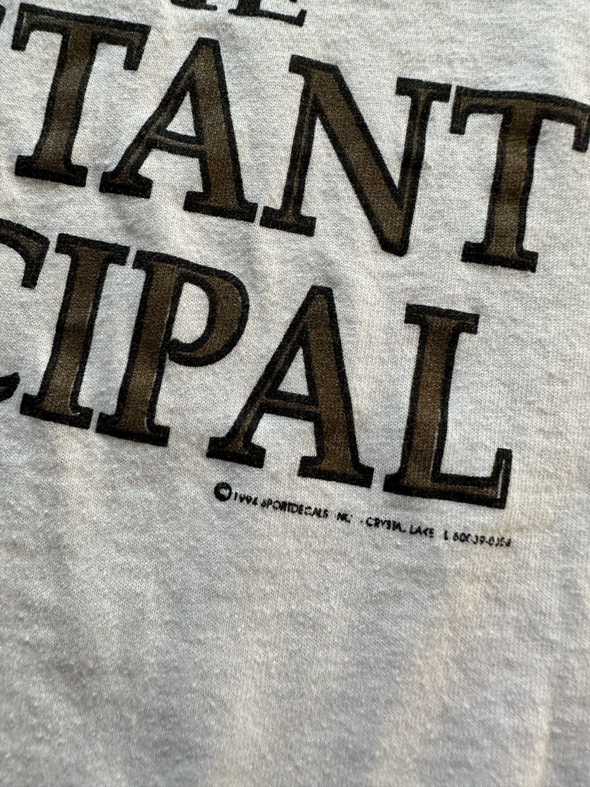 Vintage Vintage 90s Assistant Principal Funny Graphic Tee Size US XL / EU 56 / 4 - 3 Thumbnail