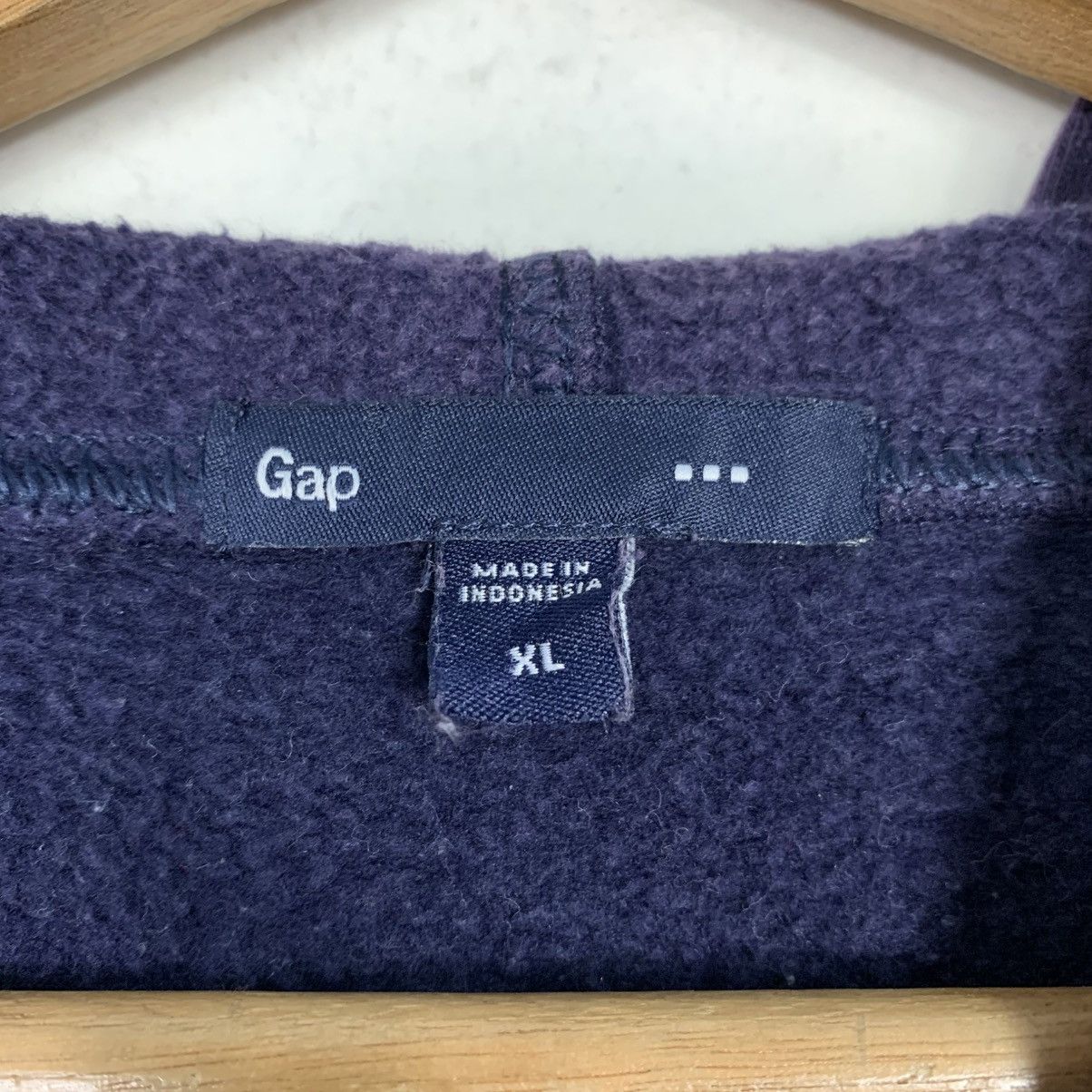 Gap Vintage Gap Purple Big Logo Hoodie Size US XL / EU 56 / 4 - 14 Thumbnail