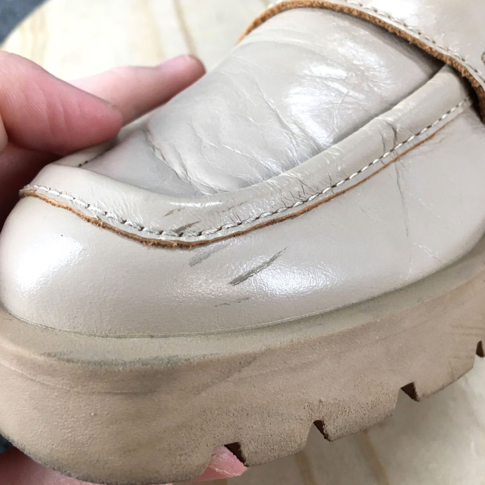 Dolce Vita Dolce Vita Women’s Elias Loafers Beige Slip On Casual Comfort Low Top Shoes Size M / US 6-8 / IT 42-44 - 5 Thumbnail