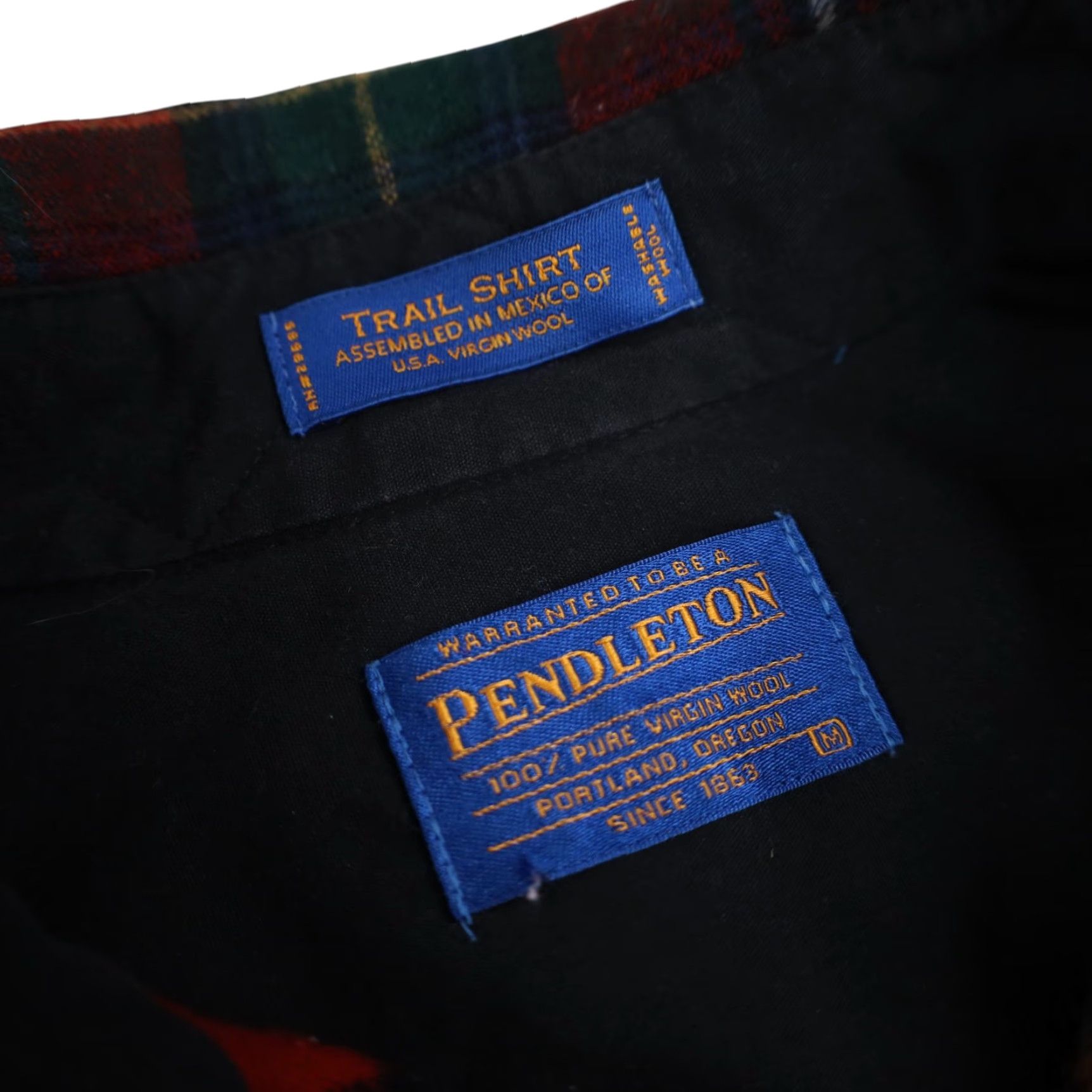Pendleton Pendleton Mens M %100 Wool Flannel Boyd Tartan Trail Shirt Red Size US M / EU 48-50 / 2 - 6 Thumbnail