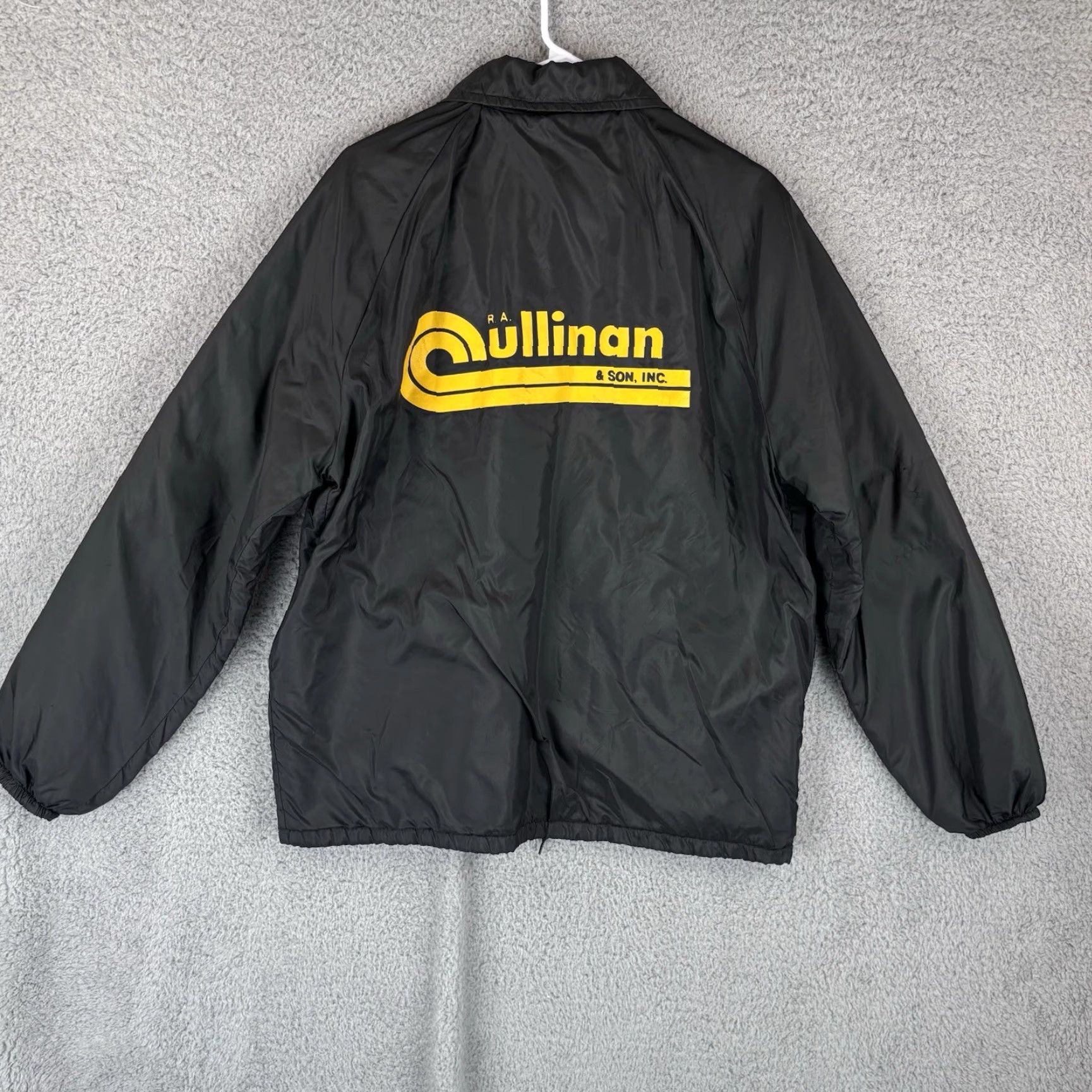 Champion VINTAGE Champion Jacket Mens XL Black Nylon Mechanic Bomber Lined Sherpa USA 80s Workwear Pockets Size US XL / EU 56 / 4 - 7 Thumbnail