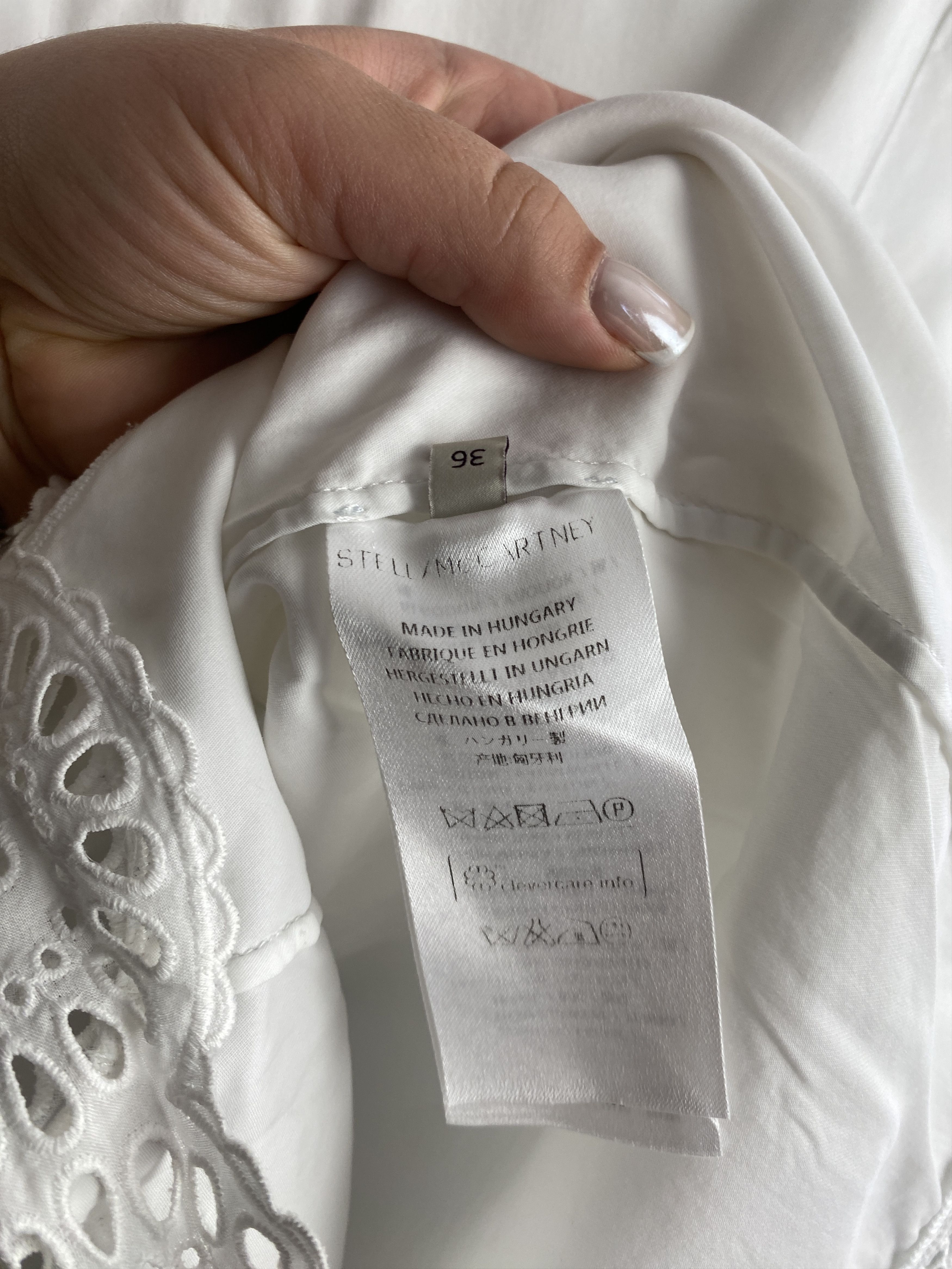 Stella McCartney Stella McCartney lace blouse t-shirt tee Size XS / US 0-2 / IT 36-38 - 4 Thumbnail