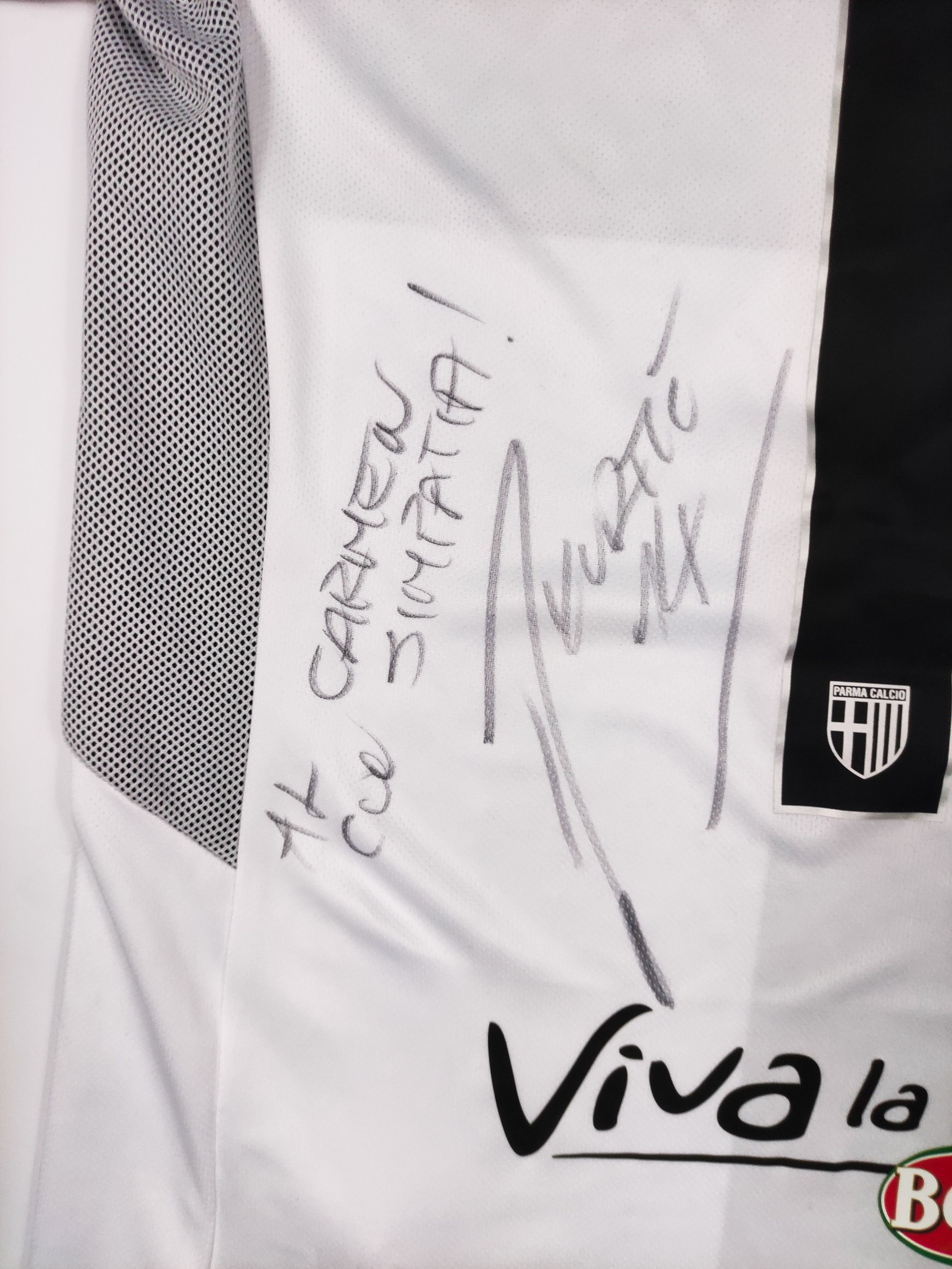 Errea Signed Matchworn Kurtić #14 Parma 2019 2020 Errea Home Shirt Size US XL / EU 56 / 4 - 6 Thumbnail