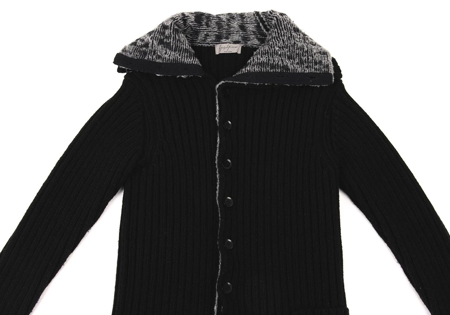 Yohji Yamamoto Yohji Yamamoto Knit Jacket in Black Size US L / EU 52-54 / 3 - 3 Thumbnail