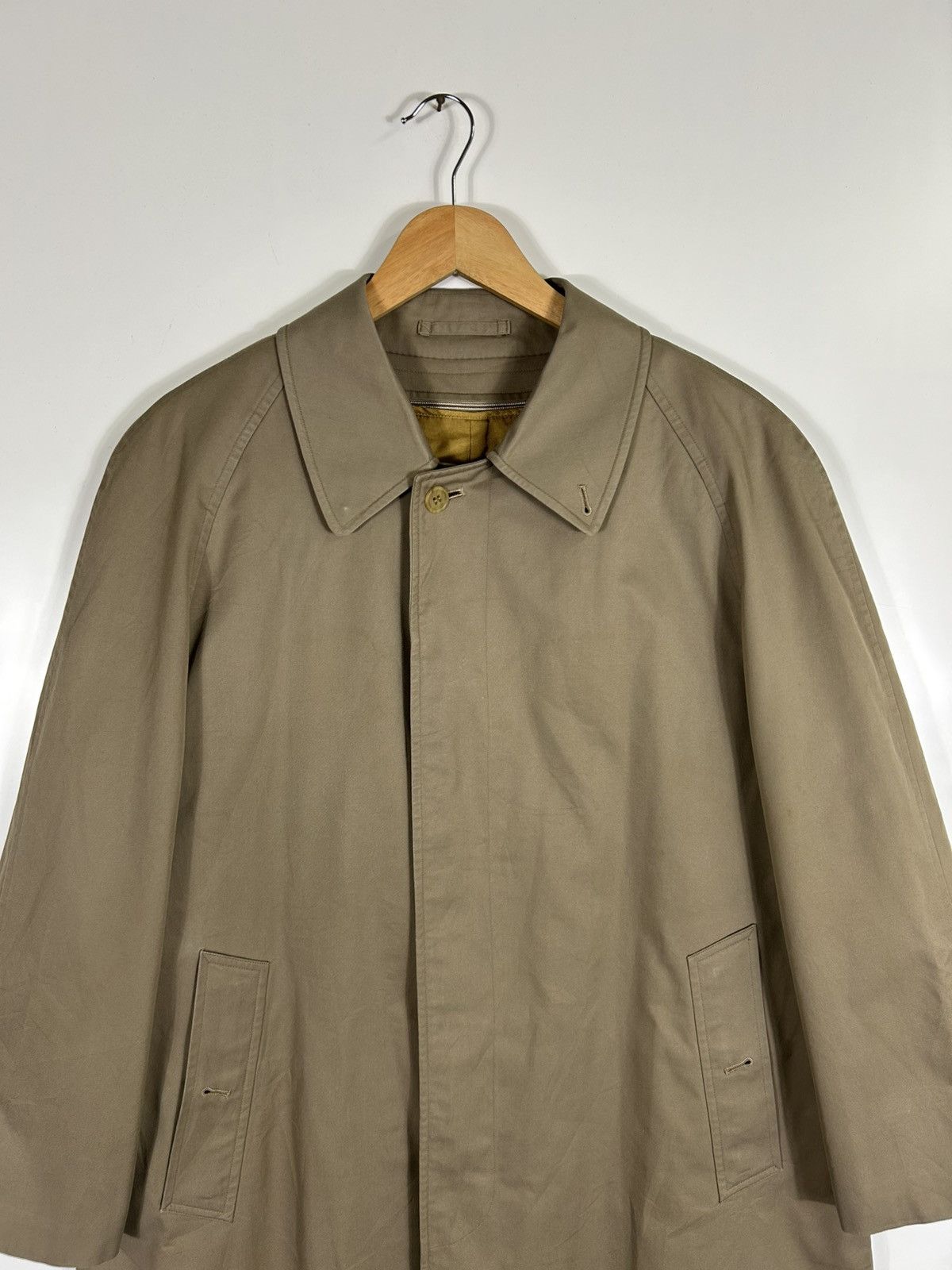 Burberry × Burberry Prorsum 🔥Burberry Button Nova Check Long Coat Jacket Size US M / EU 48-50 / 2 - 5 Thumbnail