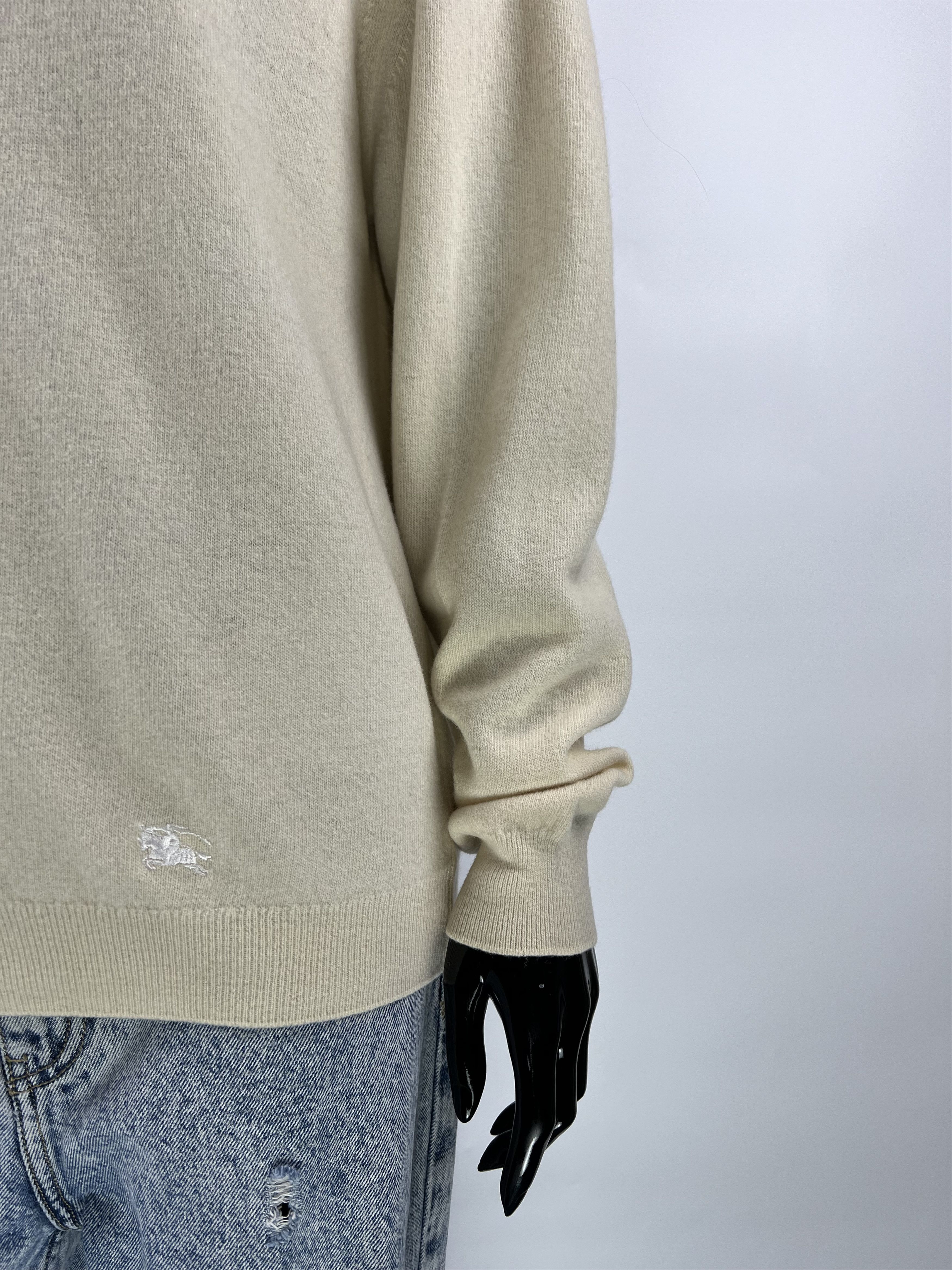 Burberry Burberrys Vintage Women’s Wool Sweater Size 112cm 44” Size L / US 10 / IT 46 - 3 Thumbnail