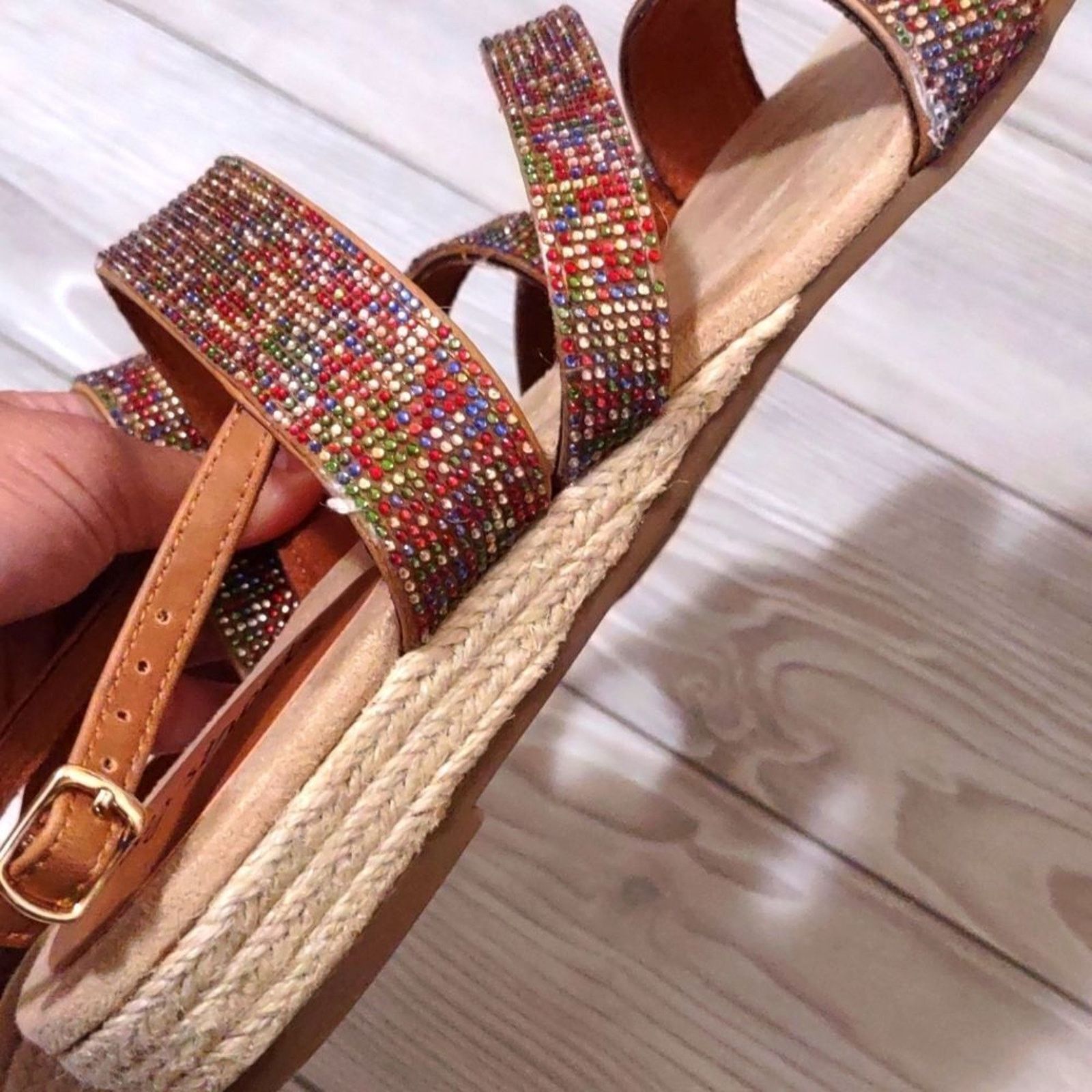 Other (5-2885) Easy Street Women's Radical Wedge Sandal Sz 11 Size US 11 / IT 41 - 6 Thumbnail