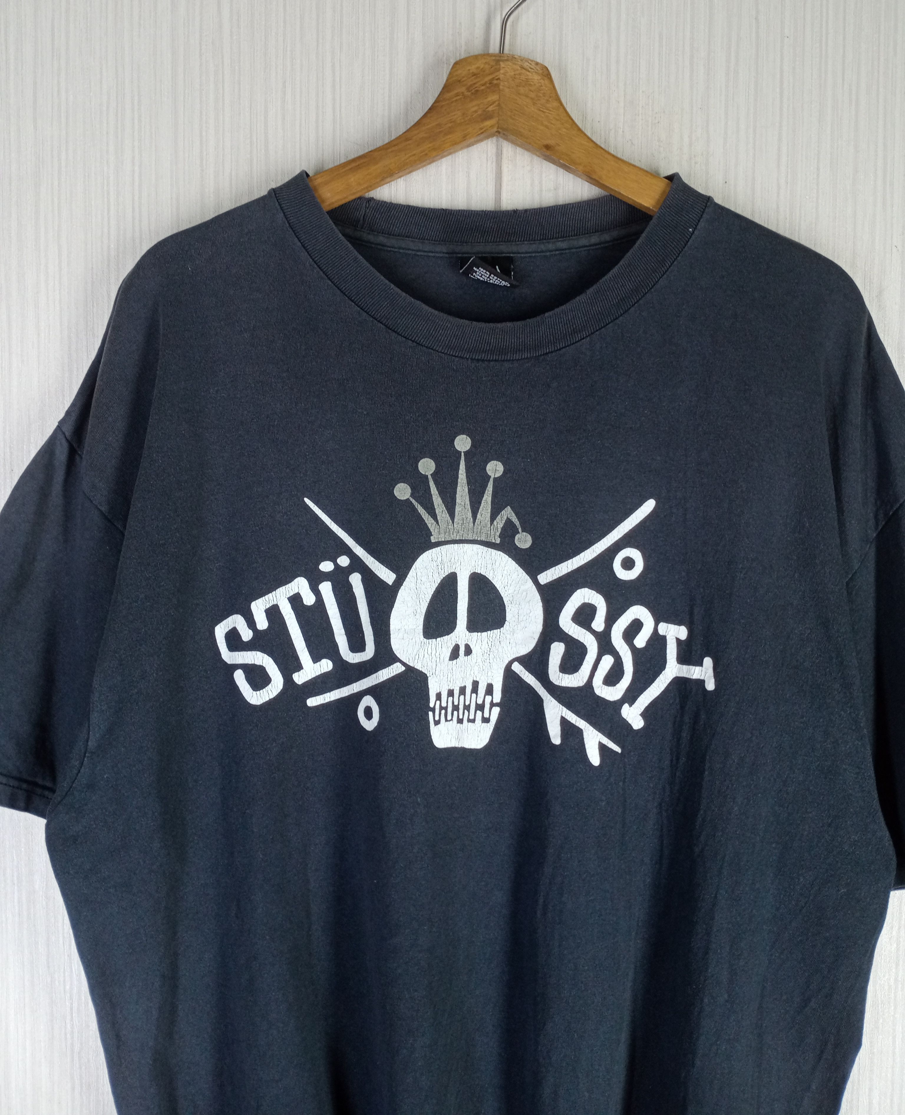 Stussy Rare Vintage Stussy Since 1980 Skull Tshirt Size US XL / EU 56 / 4 - 1 Thumbnail