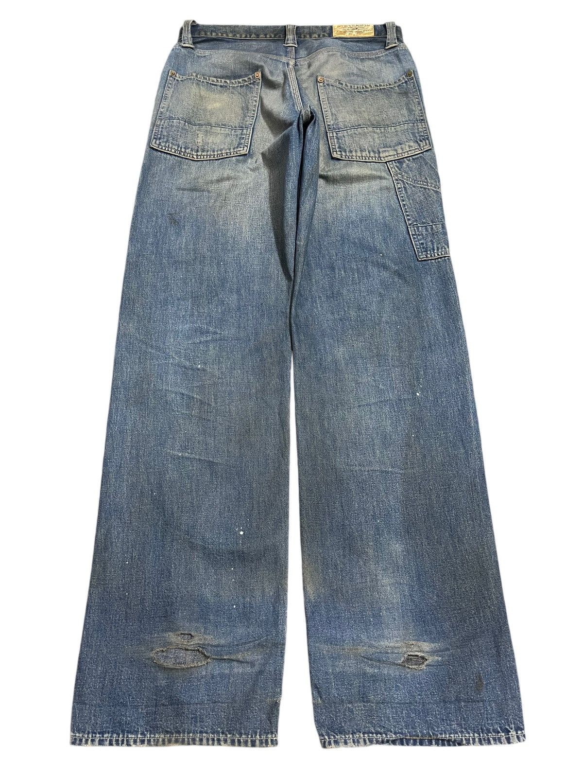 Stevenson Overall Co. Vintage Japan Stevenson Overall Co Mud Wash Carpenter Jeans Size US 30 / EU 46 - 2 Thumbnail