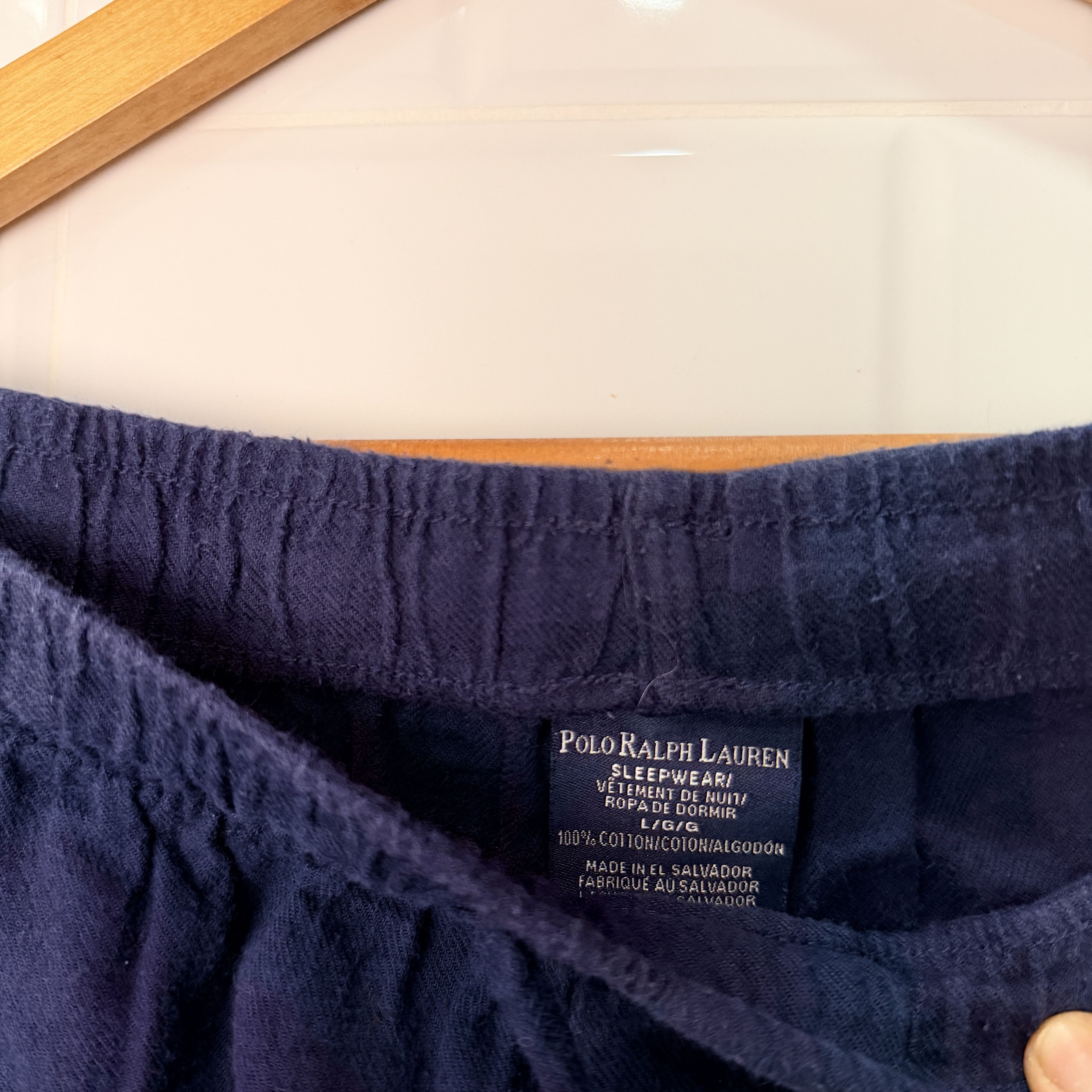 Polo Ralph Lauren Size L Polo Ralph Lauren PRL Sleepwear Pants Navy Blue Size US 32 / EU 48 - 4 Thumbnail
