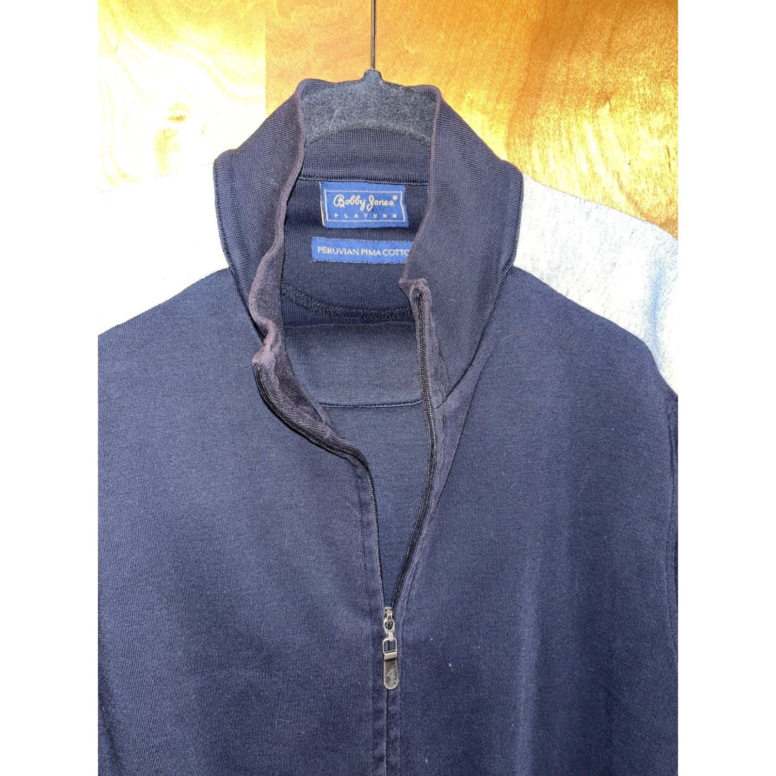 Vintage VINTAGE Bobby Jones Men’s Tracksuit Set Medium Black Peruvian Pima Cotton Zip Casual Activewear Size 40R - 4 Thumbnail