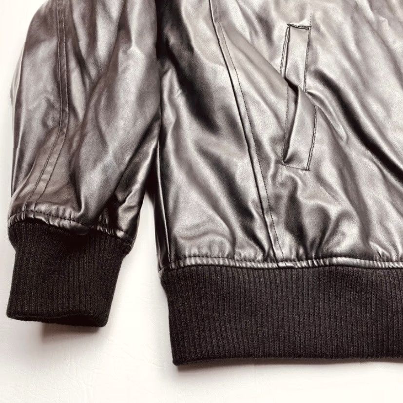 Vintage VINTAGE NWT Canyon River Blues Bomber Jacket Mens XL Black PVC Quilted Pockets Size US XL / EU 56 / 4 - 3 Thumbnail