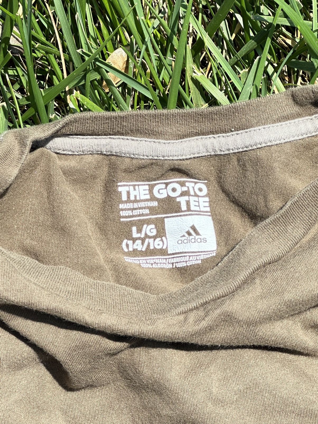 Adidas Kids Adidas Dark Green ‘The Go-To Tee’ long sleeve Size US L / EU 52-54 / 3 - 3 Thumbnail