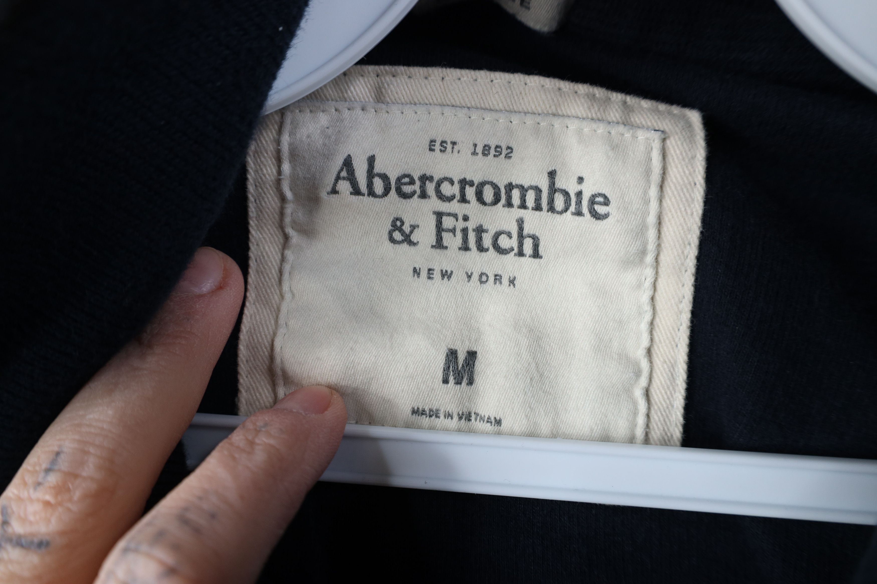 Abercrombie & Fitch Vintage 90s Y2K Abercrombie & Fitch Ribbed Henley Sweater Size US M / EU 48-50 / 2 - 10 Thumbnail