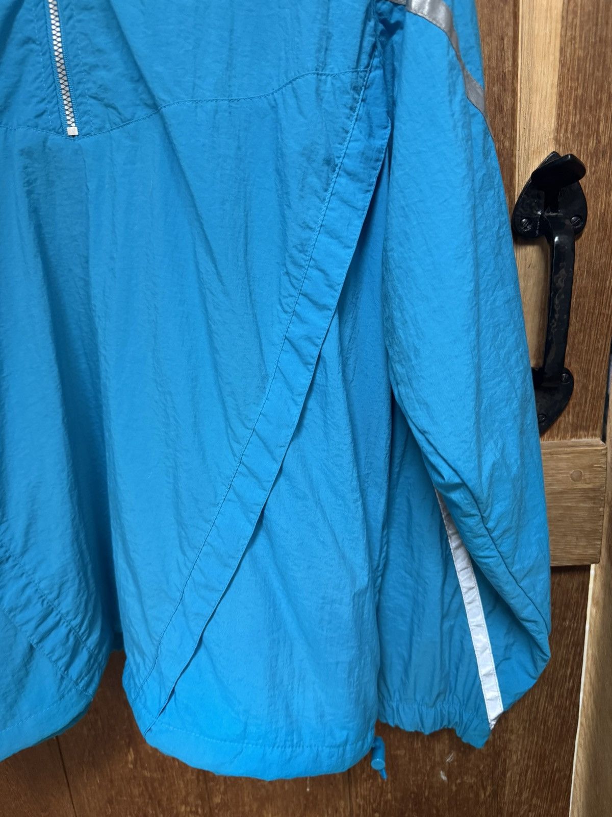 Nike Vintage 90s Nike Reflective Windbreaker Jacket – Blue –Large Size US L / EU 52-54 / 3 - 2 Thumbnail