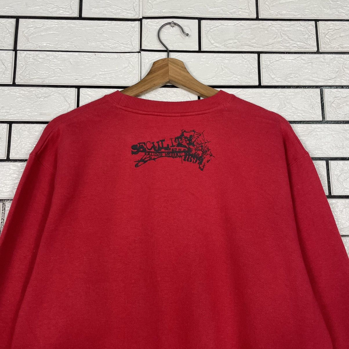 Japanese Brand Seculity Big Print Red Sweatshirt Size US M / EU 48-50 / 2 - 8 Thumbnail