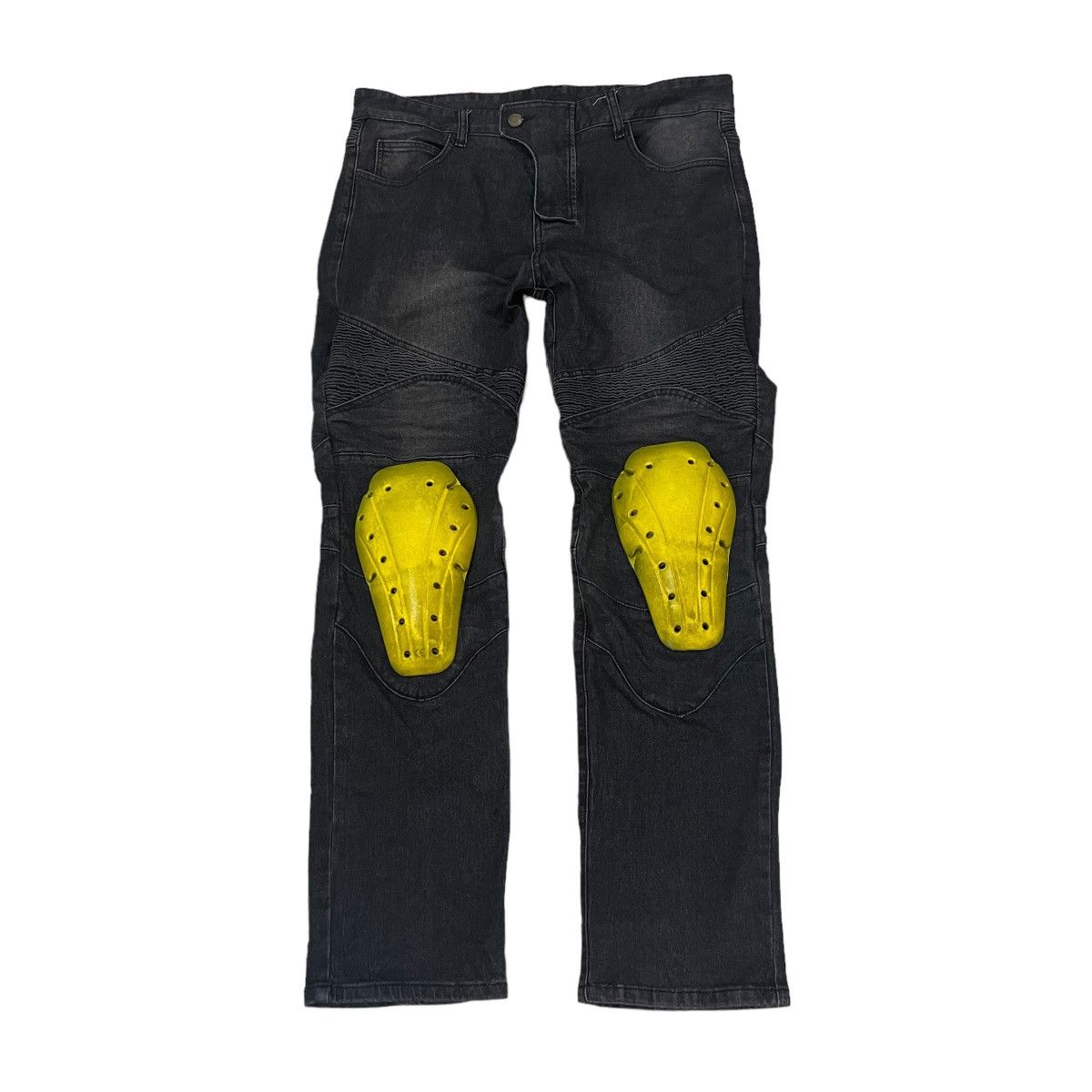 Le Grande Bleu (L.G.B.) 🔥Vintage VOLERO Padded Biker Trousers Pants Size US 36 / EU 52 - 3 Thumbnail