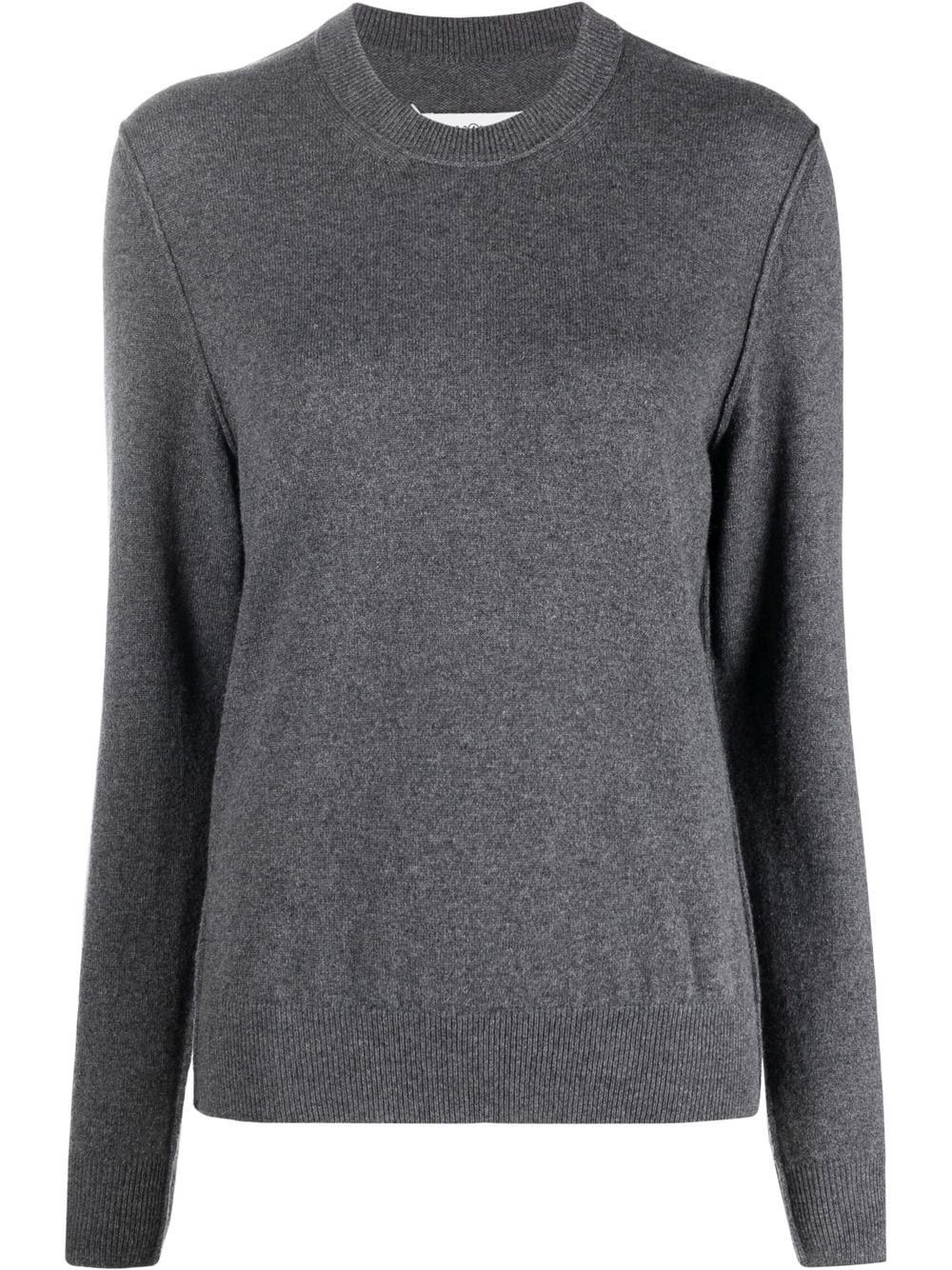 Maison Margiela o1y0625 Cashmere Blend Sweater in Dark Gray Size S / US 4 / IT 40 - 1 Thumbnail