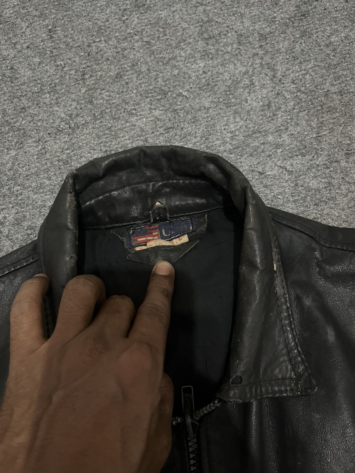 14th Addiction Vintage Chiq Leather Jacket Size US M / EU 48-50 / 2 - 19 Thumbnail