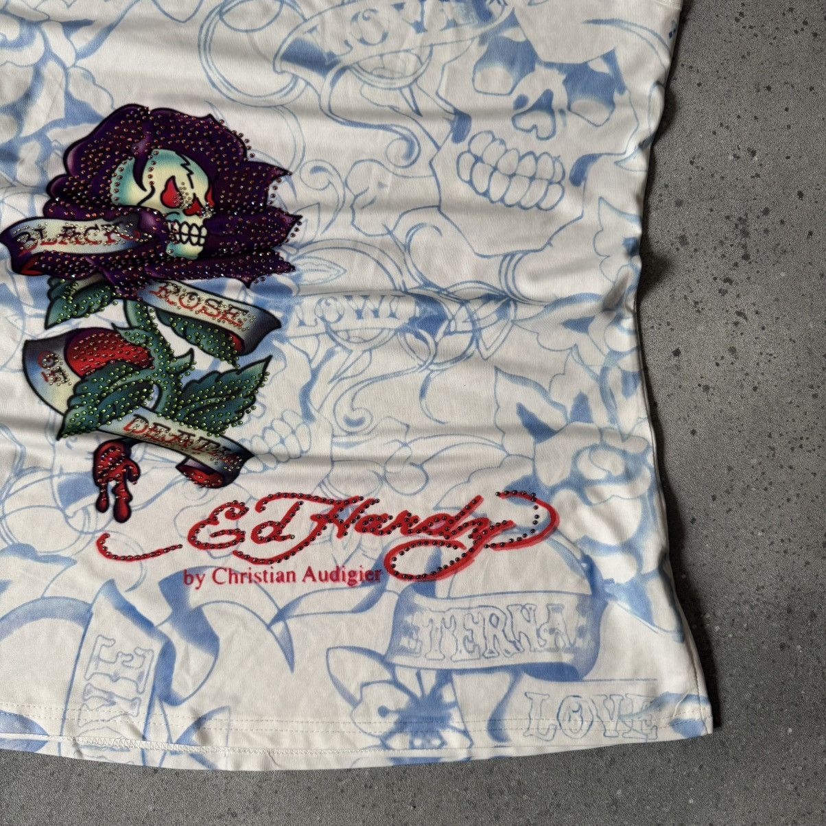 Ed Hardy Ed Hardy Y2K Vintage Amazing Tank Top Size L / US 10 / IT 46 - 3 Thumbnail