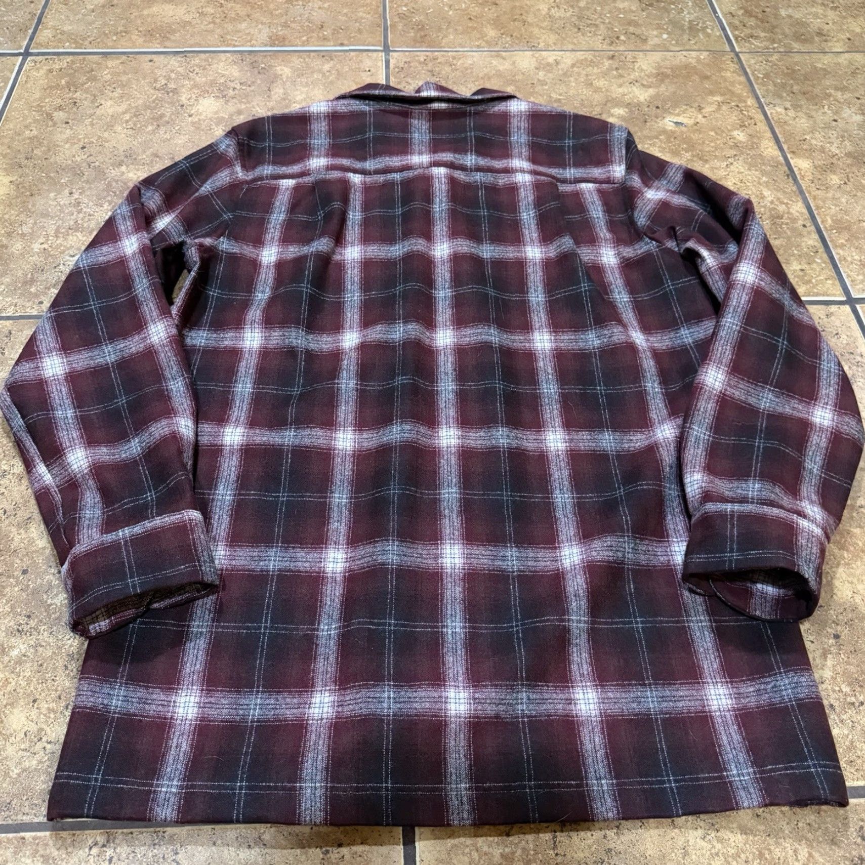 Pendleton VTG Pendleton Board Shirt Wool Medium Grey Shadow Plaid USA Button-Up Collared Long Sleeve Mens M Size US M / EU 48-50 / 2 - 5 Thumbnail