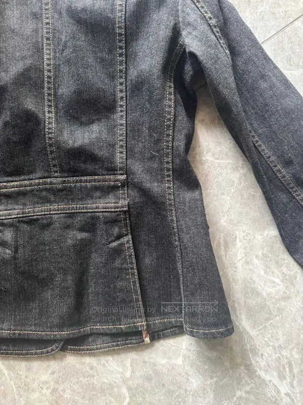 Burberry Burberry Black Cotton Blend Women's Jacket. Size M / US 6-8 / IT 42-44 - 6 Thumbnail