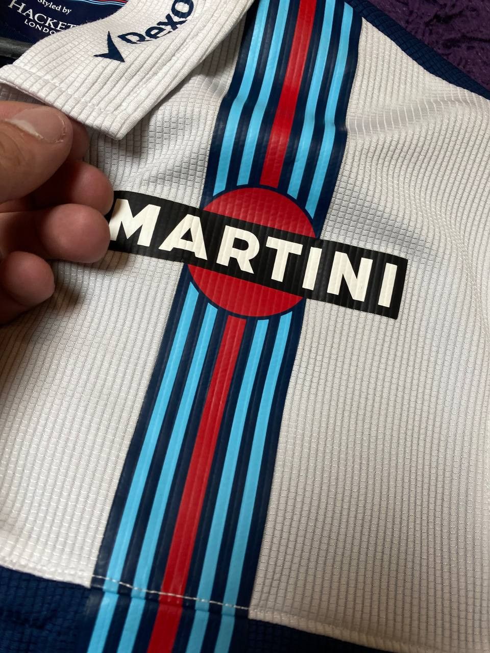 Hackett Hackett Mercedes Amg Martini Racing Polo Shirt Size L Size US L / EU 52-54 / 3 - 11 Thumbnail